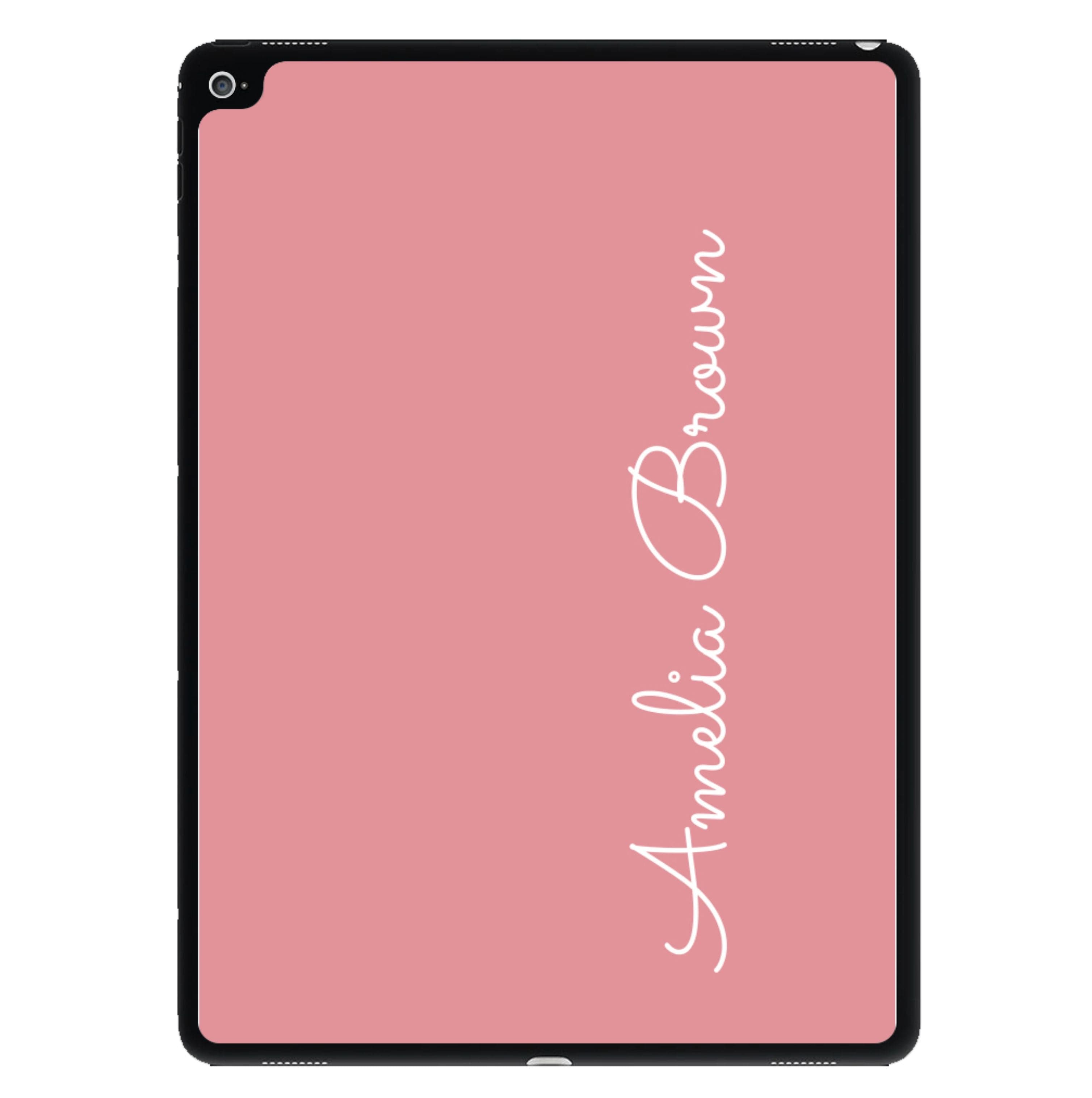 Dust Pink Personalised iPad Case