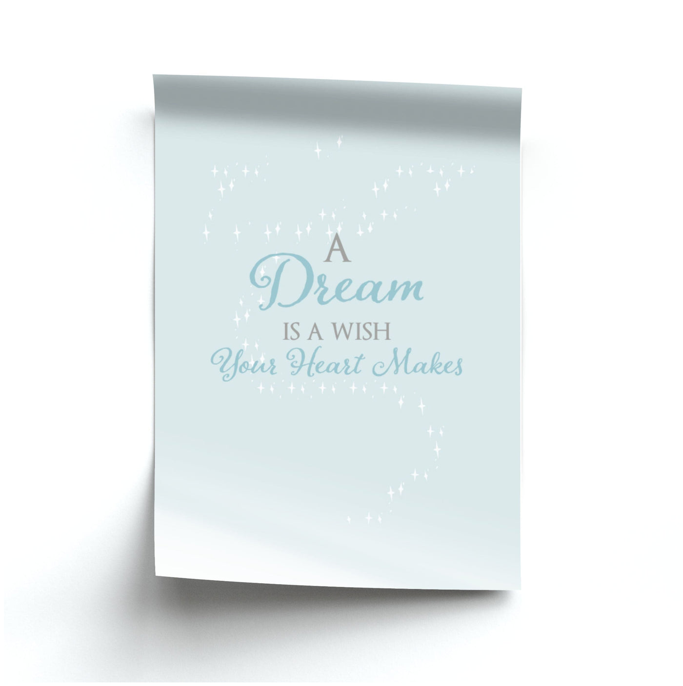 A Dream Is A Wish Your Heart Makes - Disney Poster