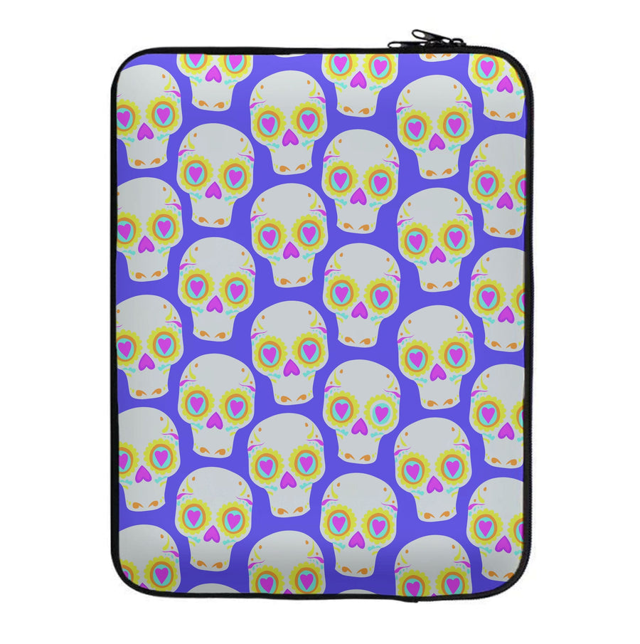 Skull Pattern - Halloween Laptop Sleeve