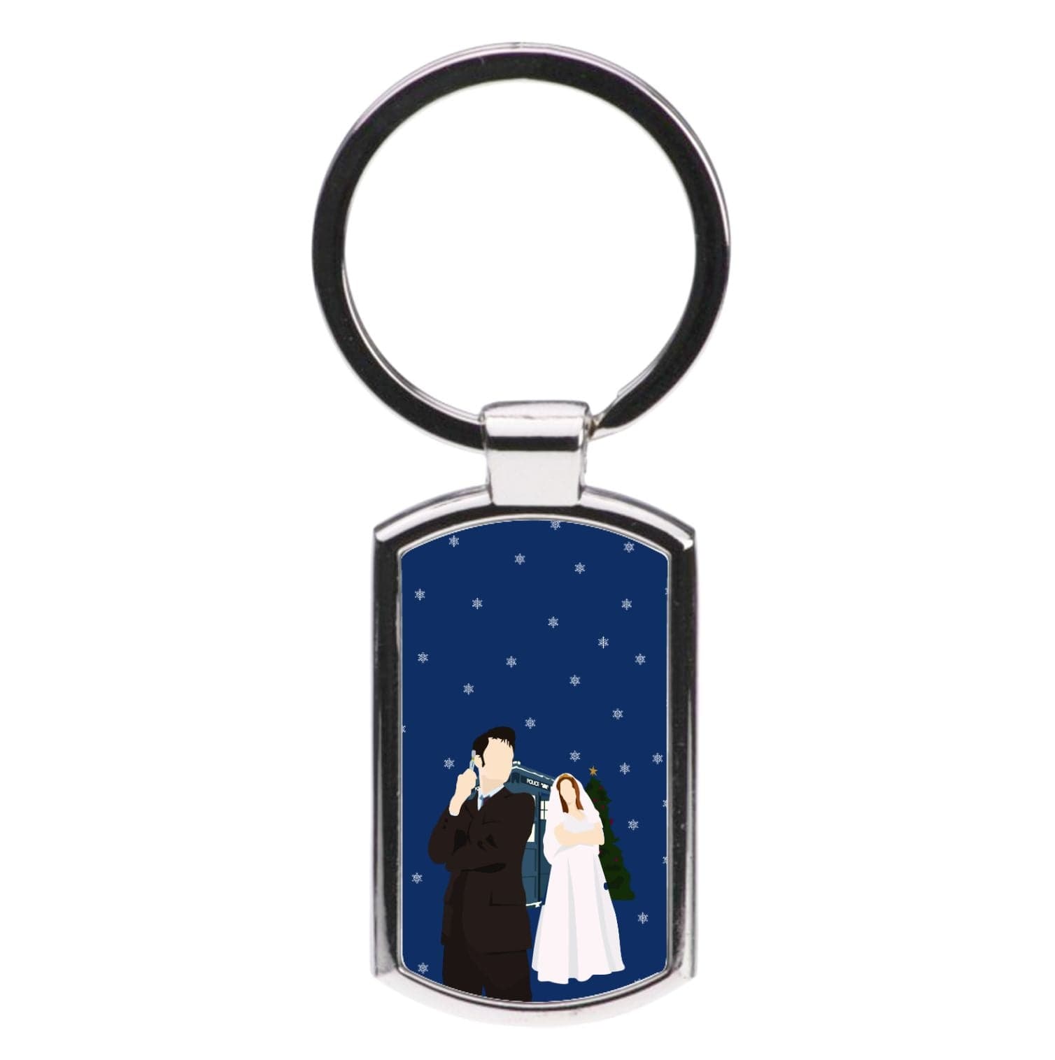 Donna And The Doctor Luxury Keyring