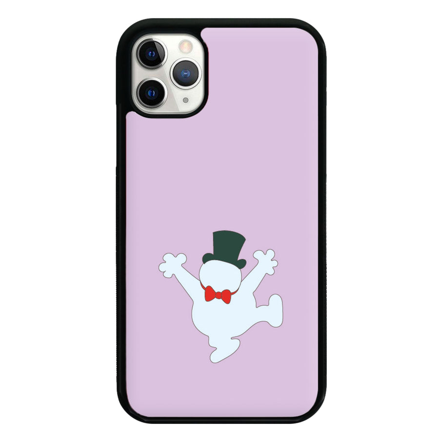 Outline - Frosty The Snowman Phone Case