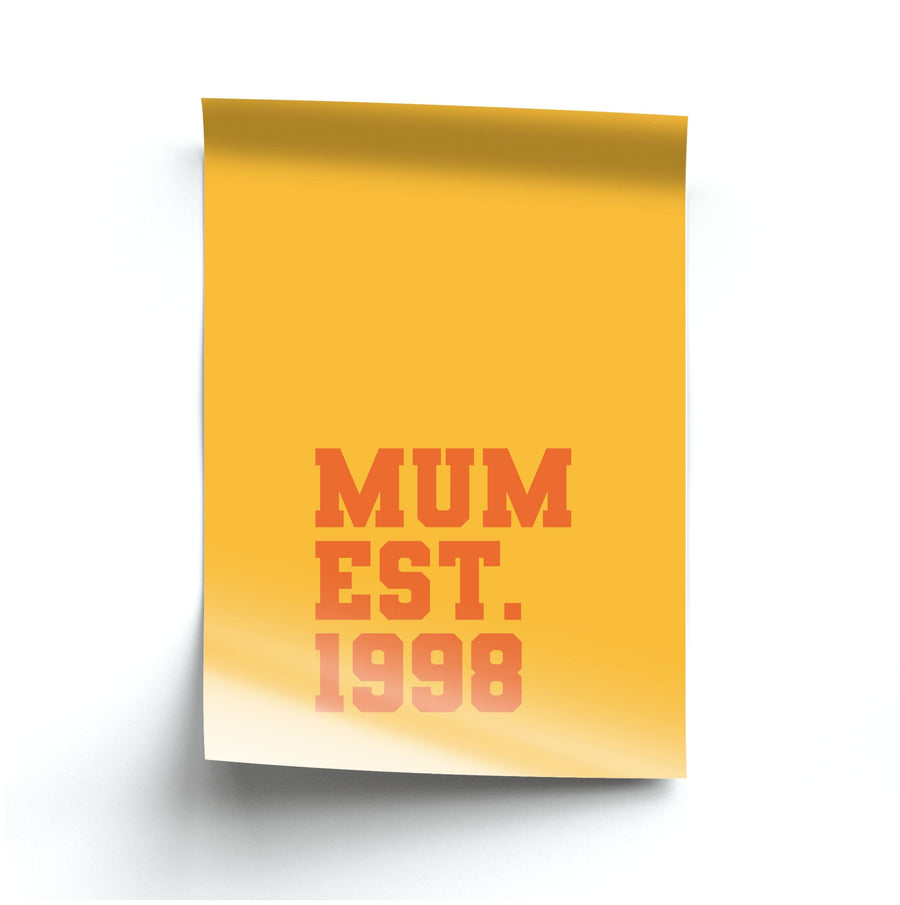Mum Est - Personalised Mother's Day Poster