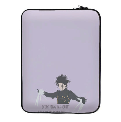 Everything Has Beauty - Scissorhands Laptop Sleeve