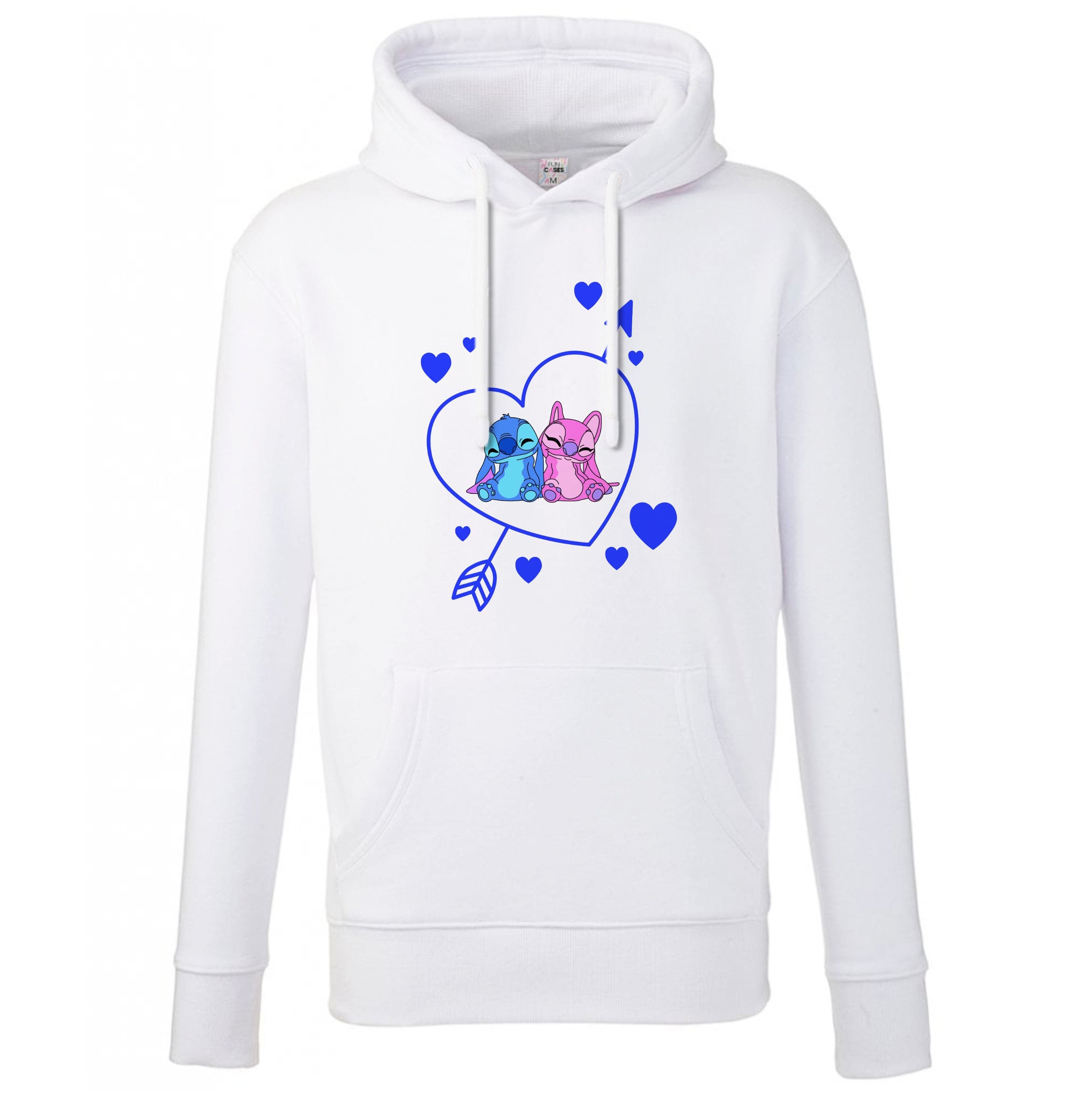 Arrow Heart - Pink Alien Hoodie