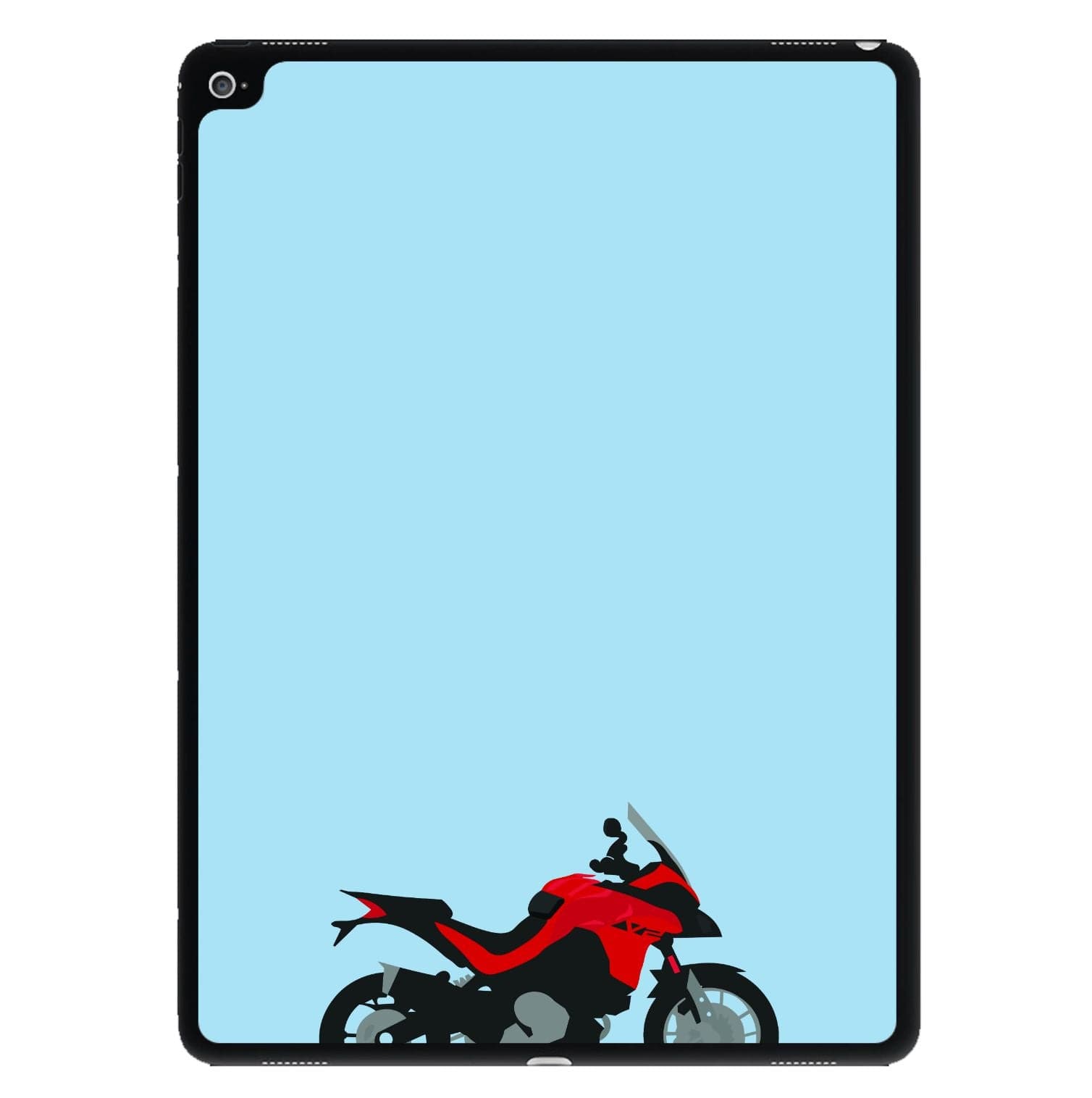 Red Motorbike - Motorbike iPad Case