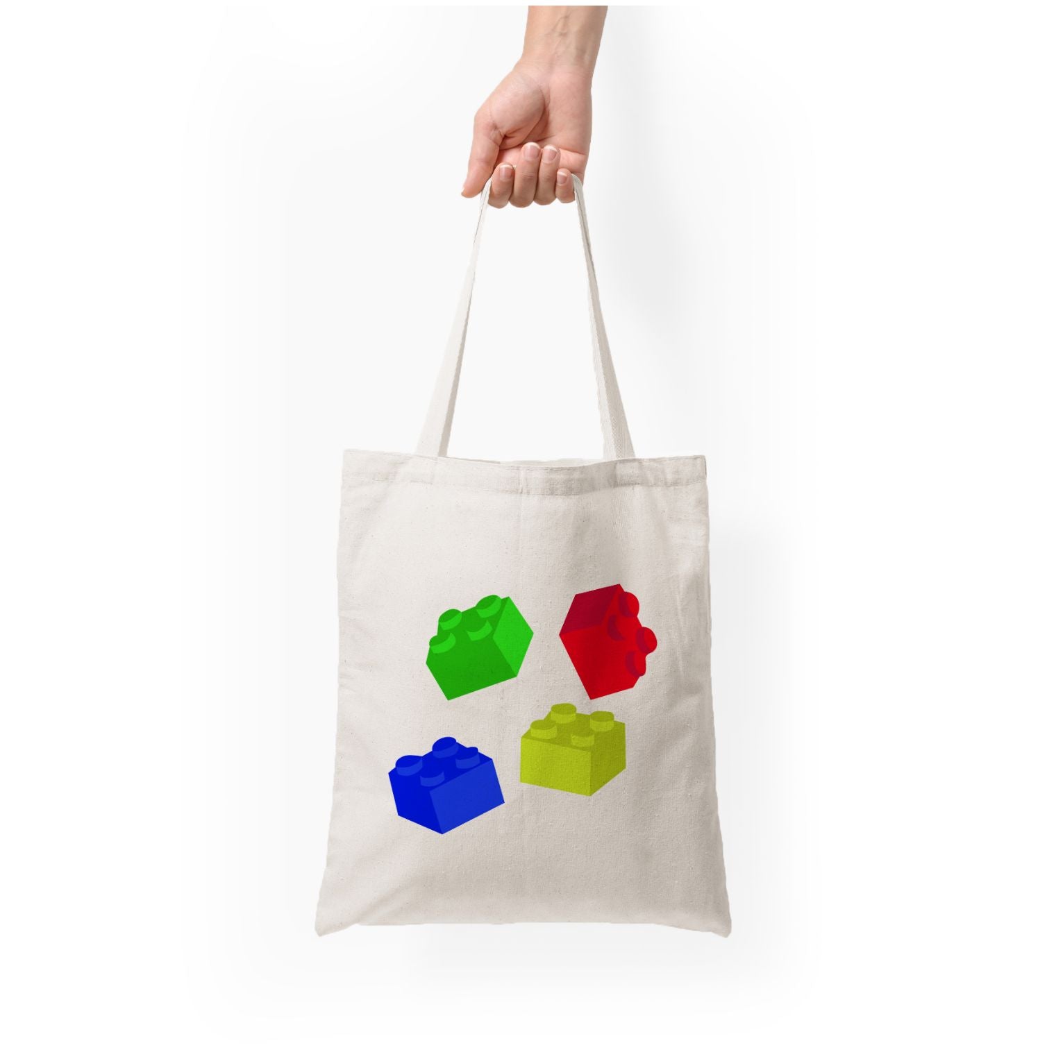 Coloured Bricks Tote Bag