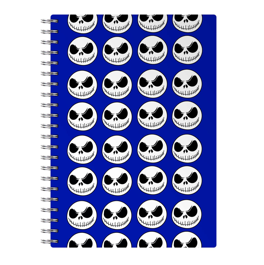 Skellington Pattern - Nightmare Before Christmas Notebook