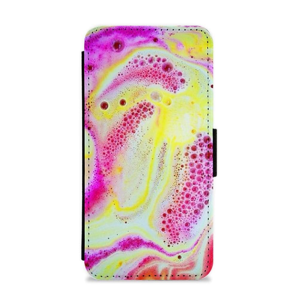 Super Colourful Bath Bomb Pattern Flip / Wallet Phone Case - Fun Cases