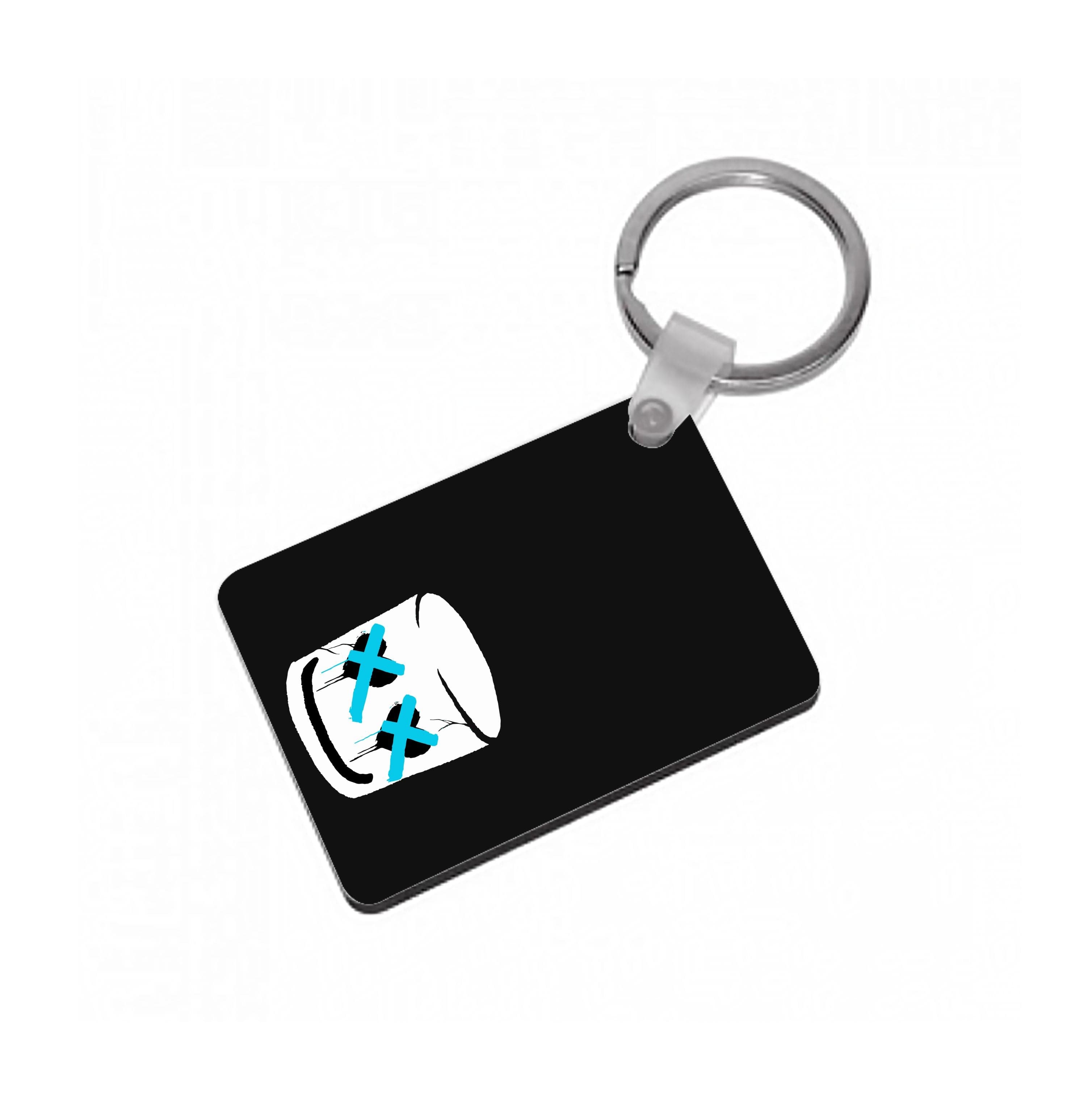 Blue Eyes - White Helmet DJ Keyring