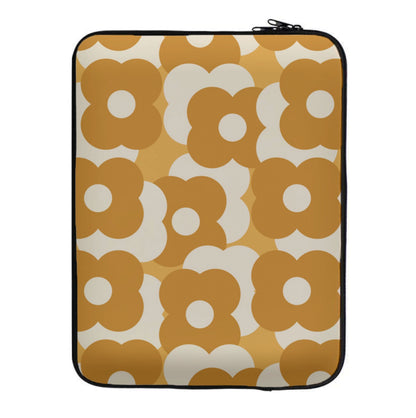 Retro Flower Pattern Laptop Sleeve