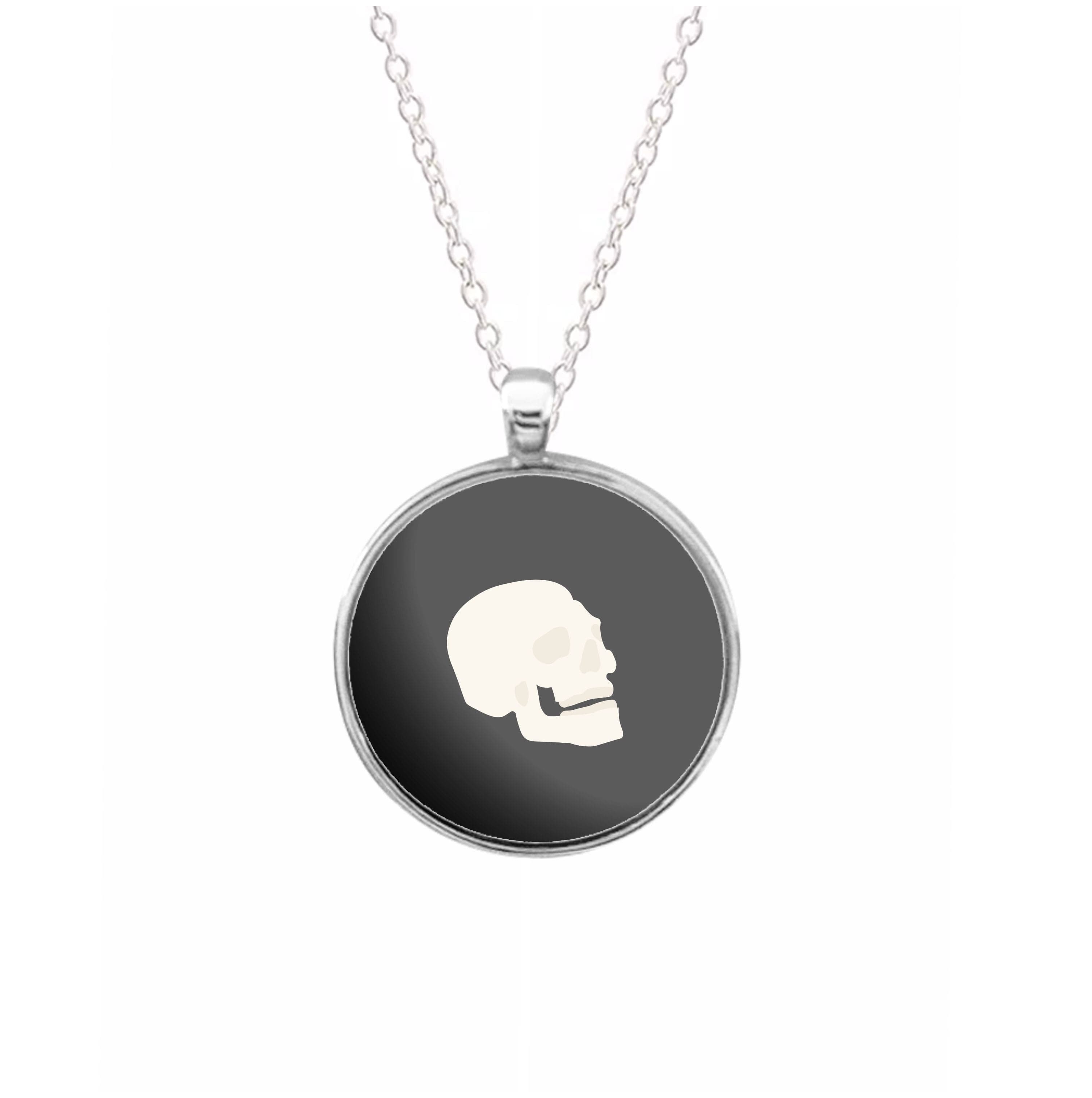 Skull Outline - Halloween Necklace