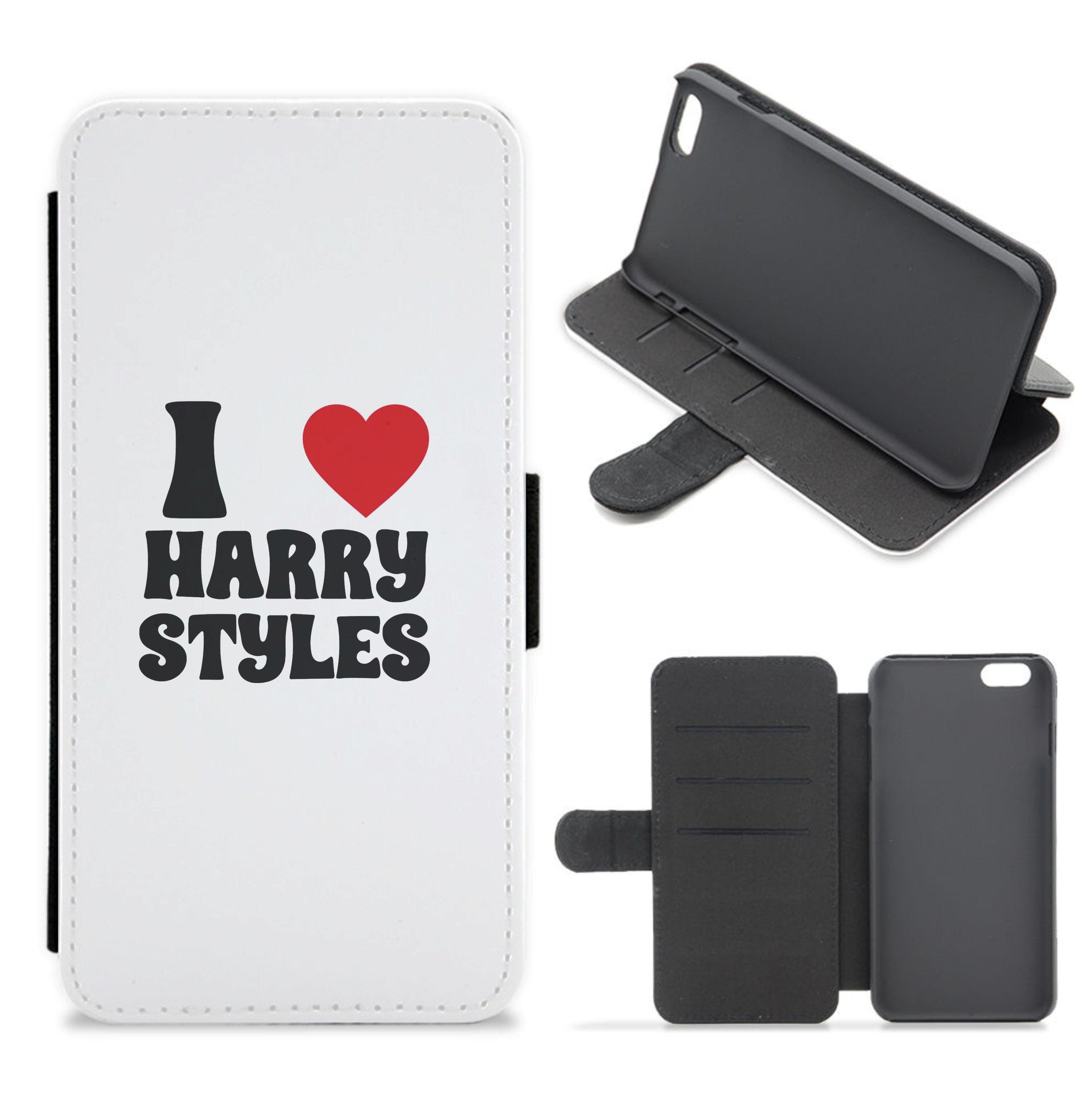 I Love Harry Flip / Wallet Phone Case