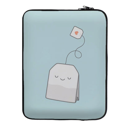 Tea Time - Cartoon Tea Bag Laptop Sleeve