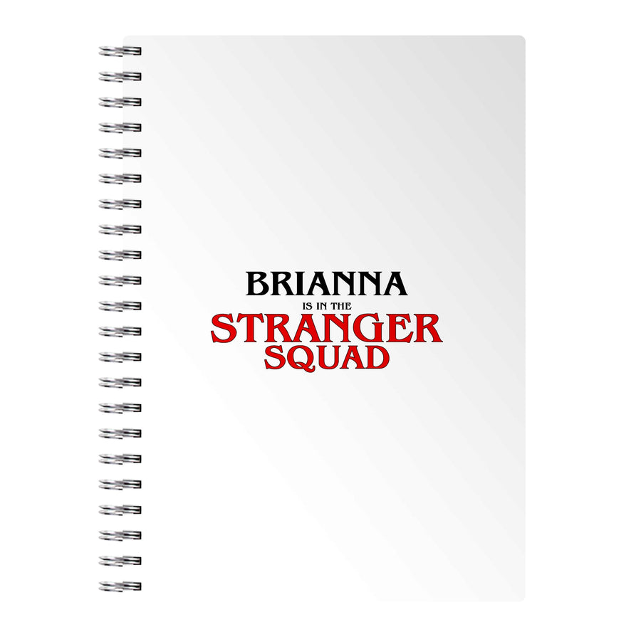 Stranger Squad - Personalised Stranger Things Notebook
