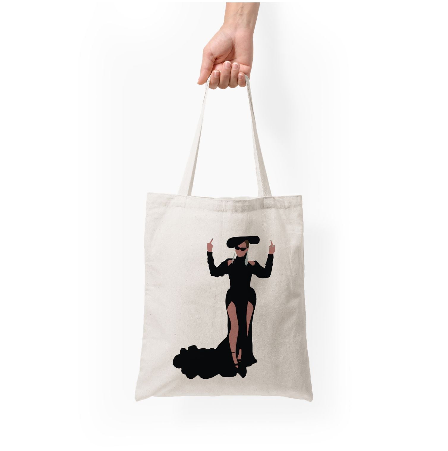 Middle Fingers - Queen B Tote Bag