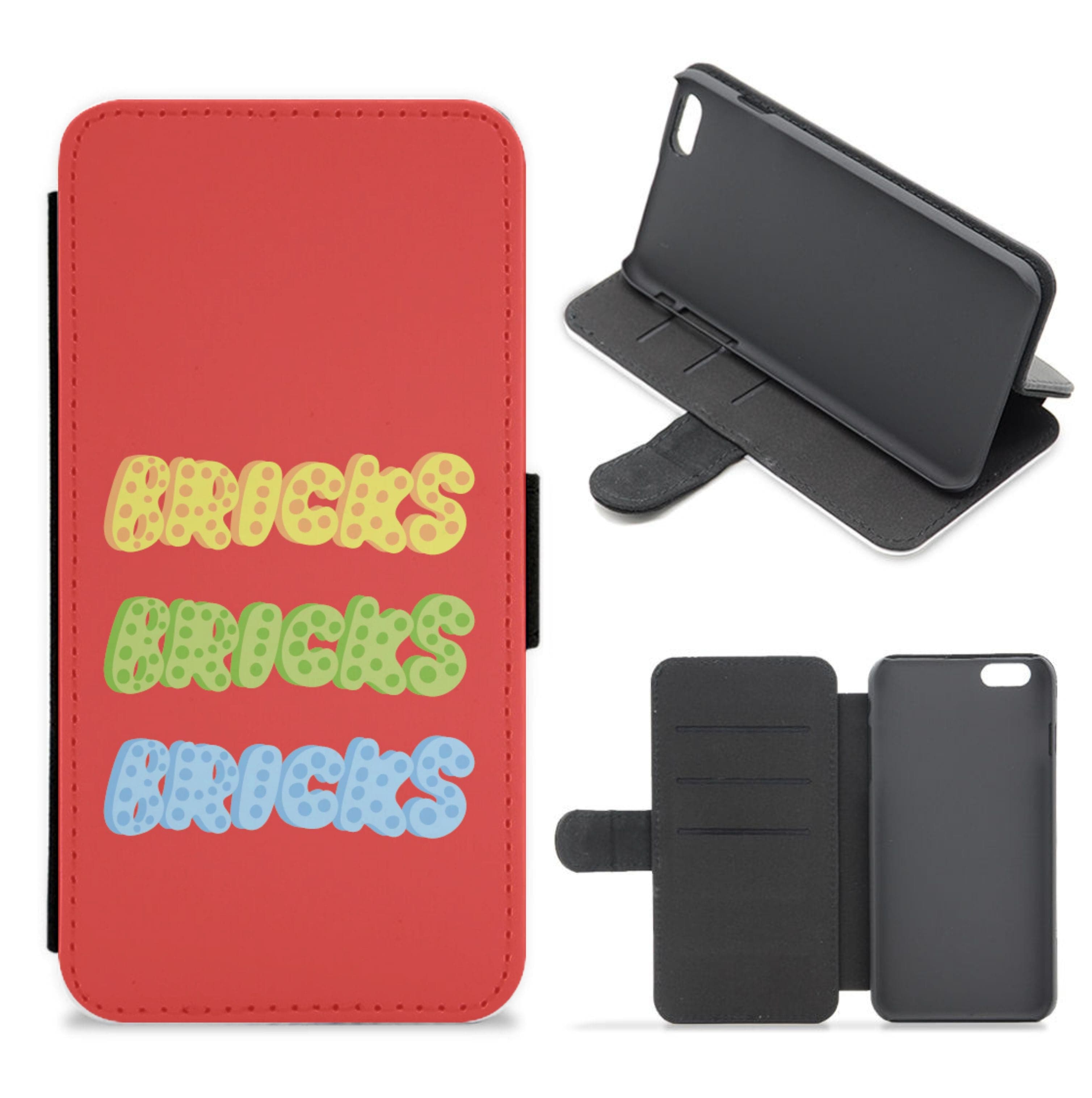 Bricks - Logo Flip / Wallet Phone Case