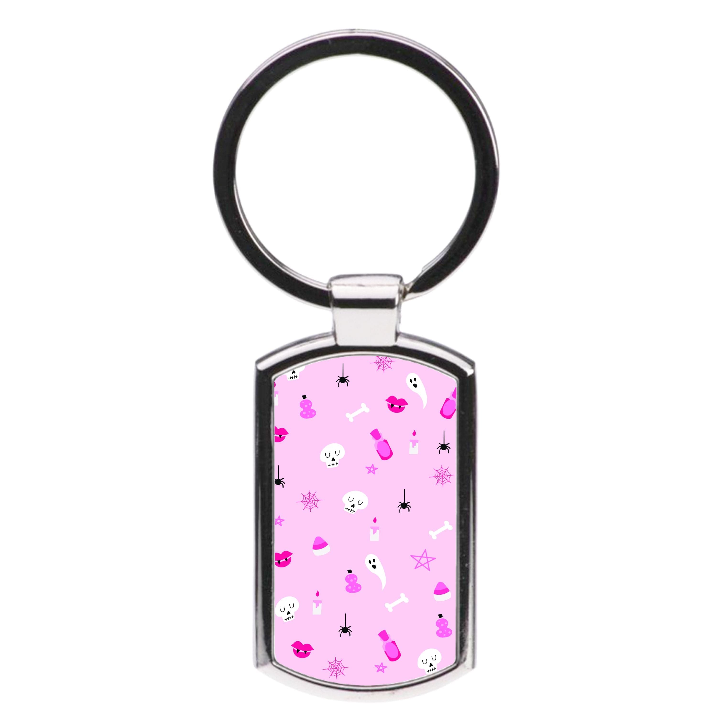 Halloween Pattern 12 Luxury Keyring