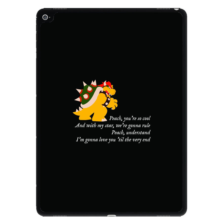 Peach, You're So Cool - The Super Mario Bros iPad Case