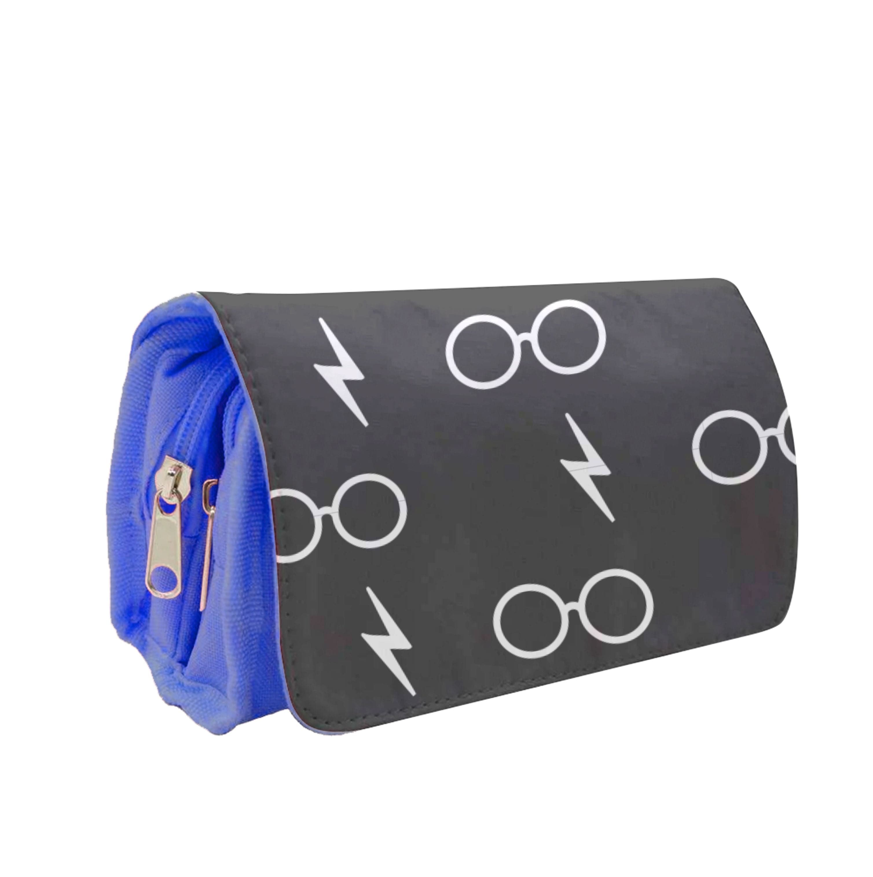 Glasses & Scar Pattern Pencil Case