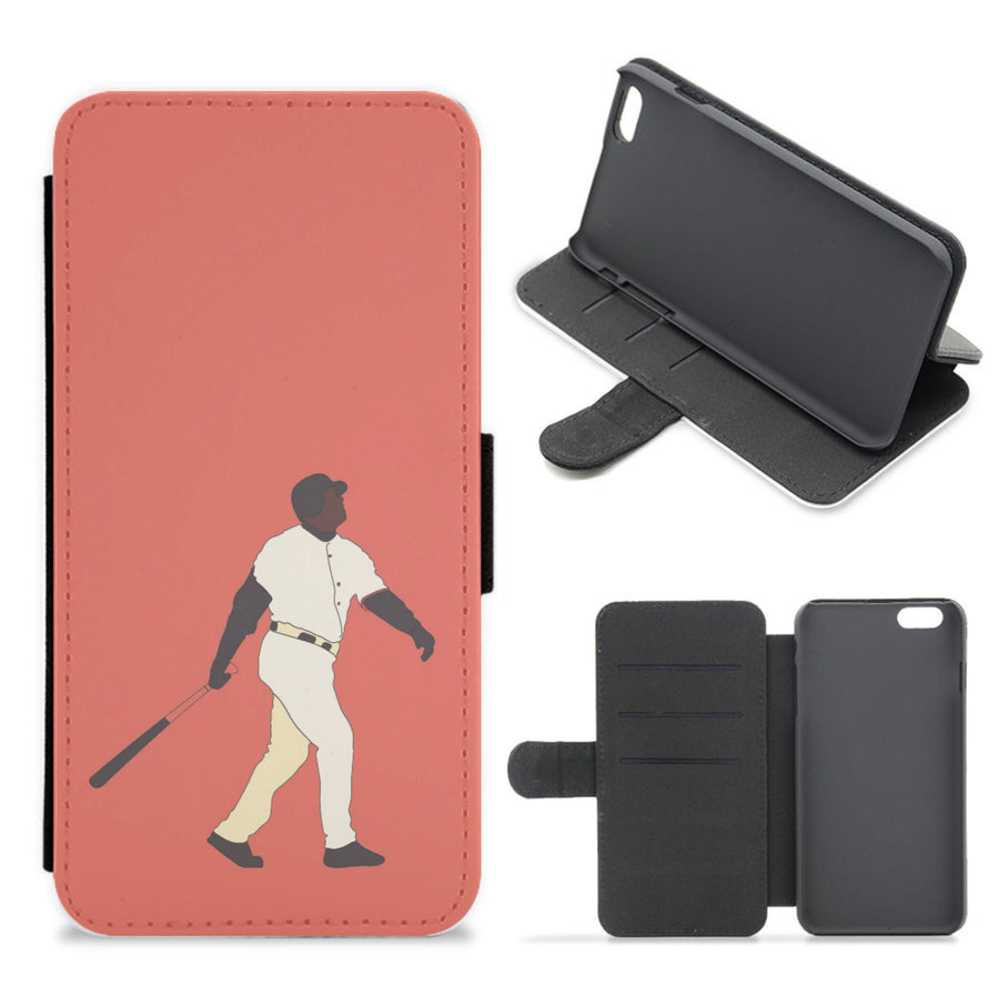 Barry Bonds - Baseball Flip / Wallet Phone Case