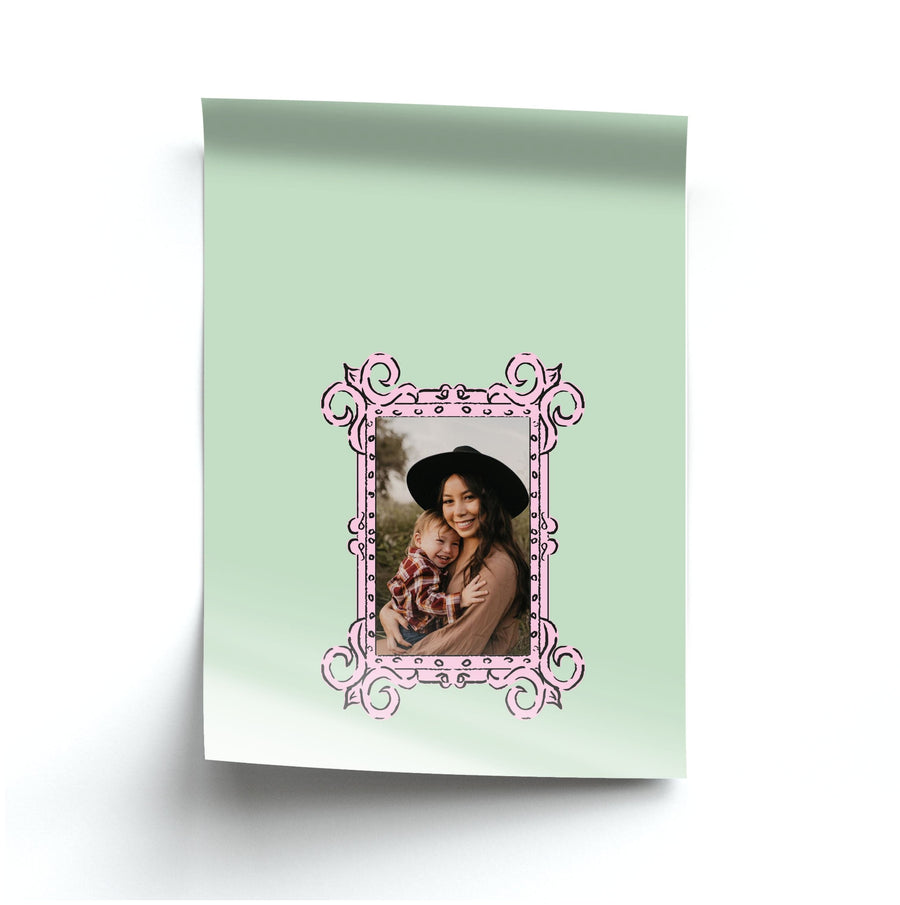 Pink Photo Frame - Personalised Mother's Day Poster