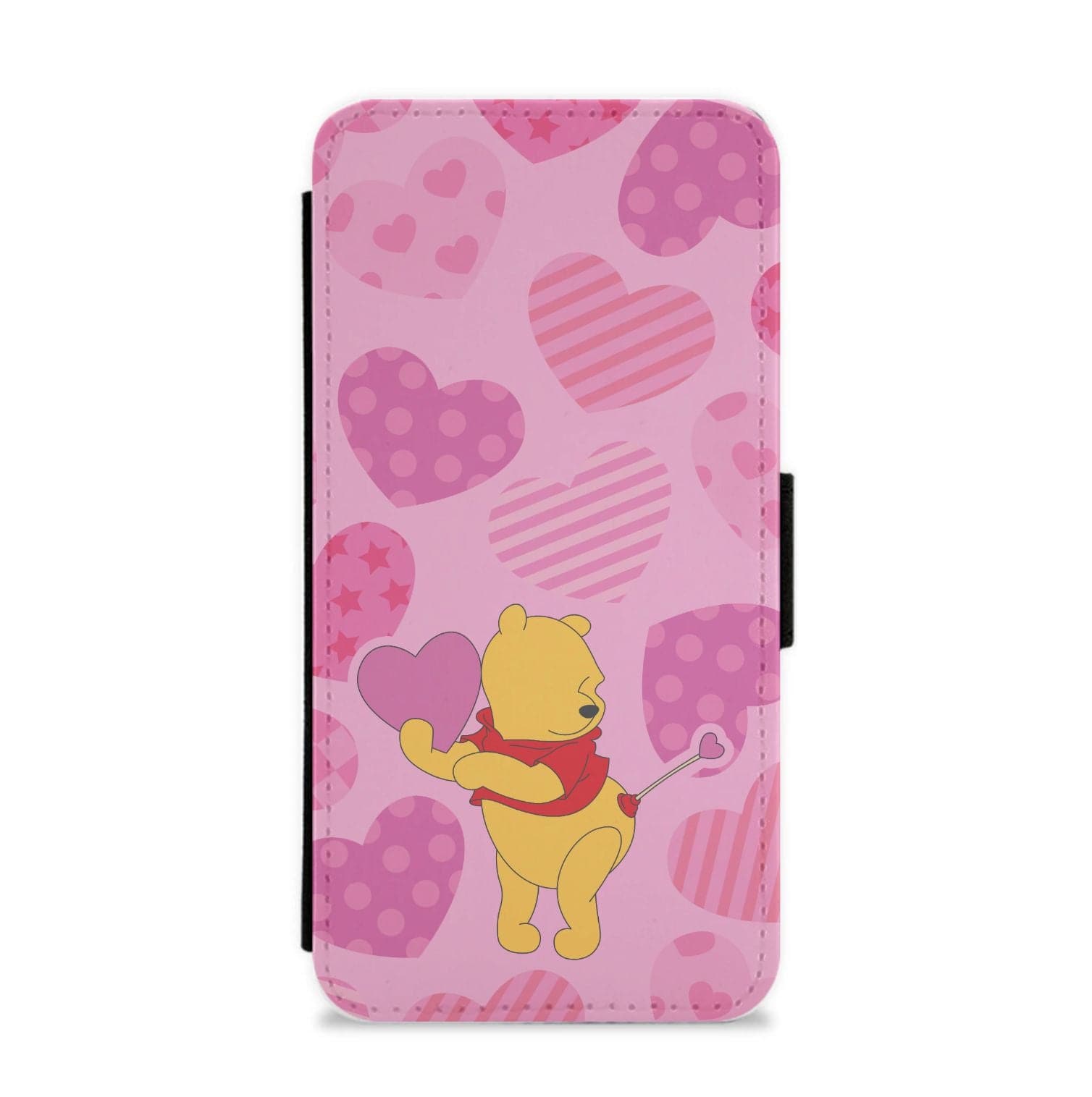 Cupid Pooh Valentine's Flip / Wallet Phone Case