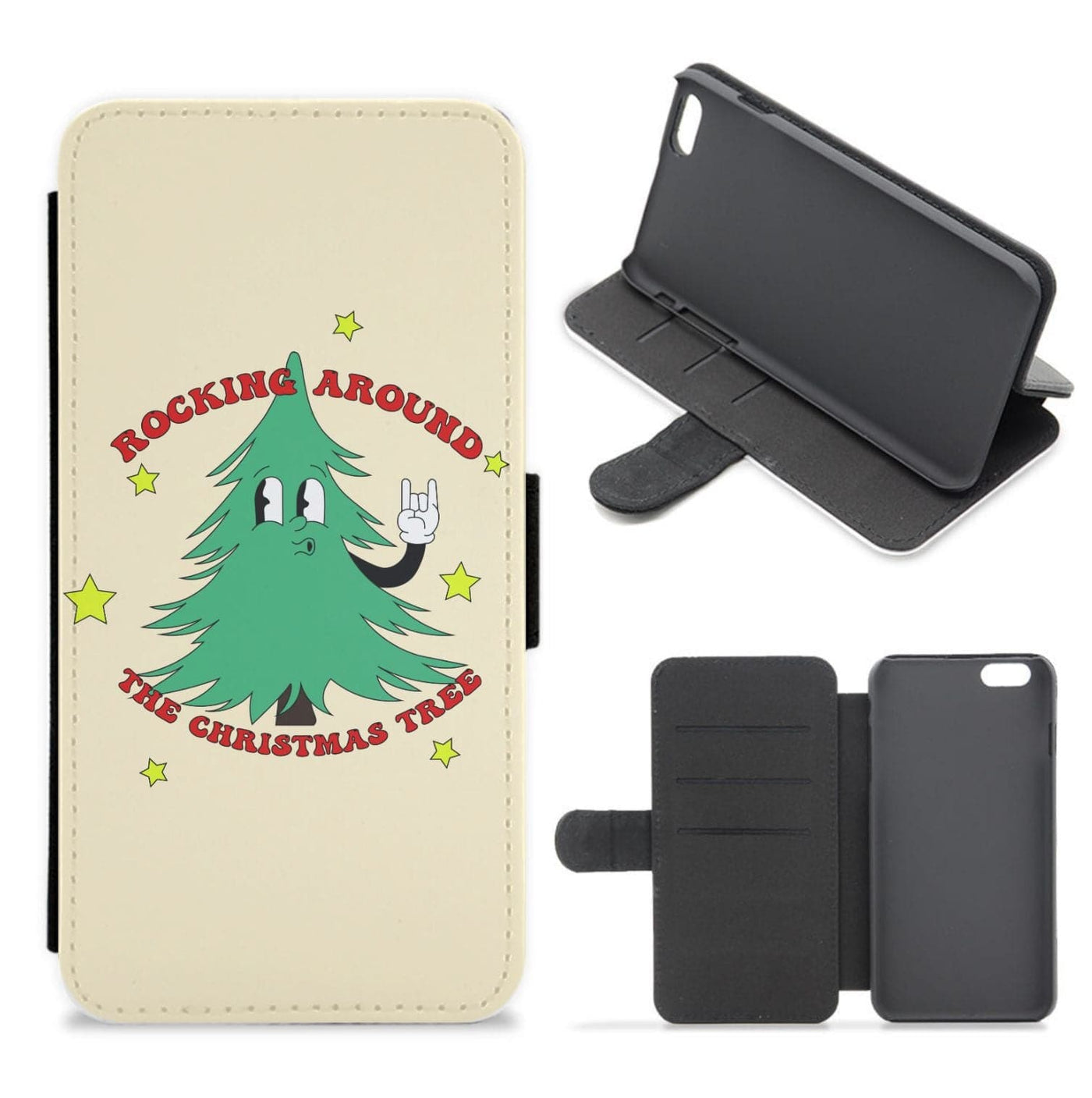 Rocking Around The Christmas Tree - Christmas Songs Flip / Wallet Phone Case