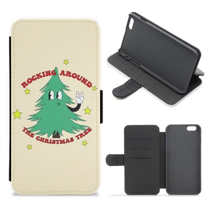 Rocking Around The Christmas Tree - Christmas Songs Flip / Wallet Phone Case