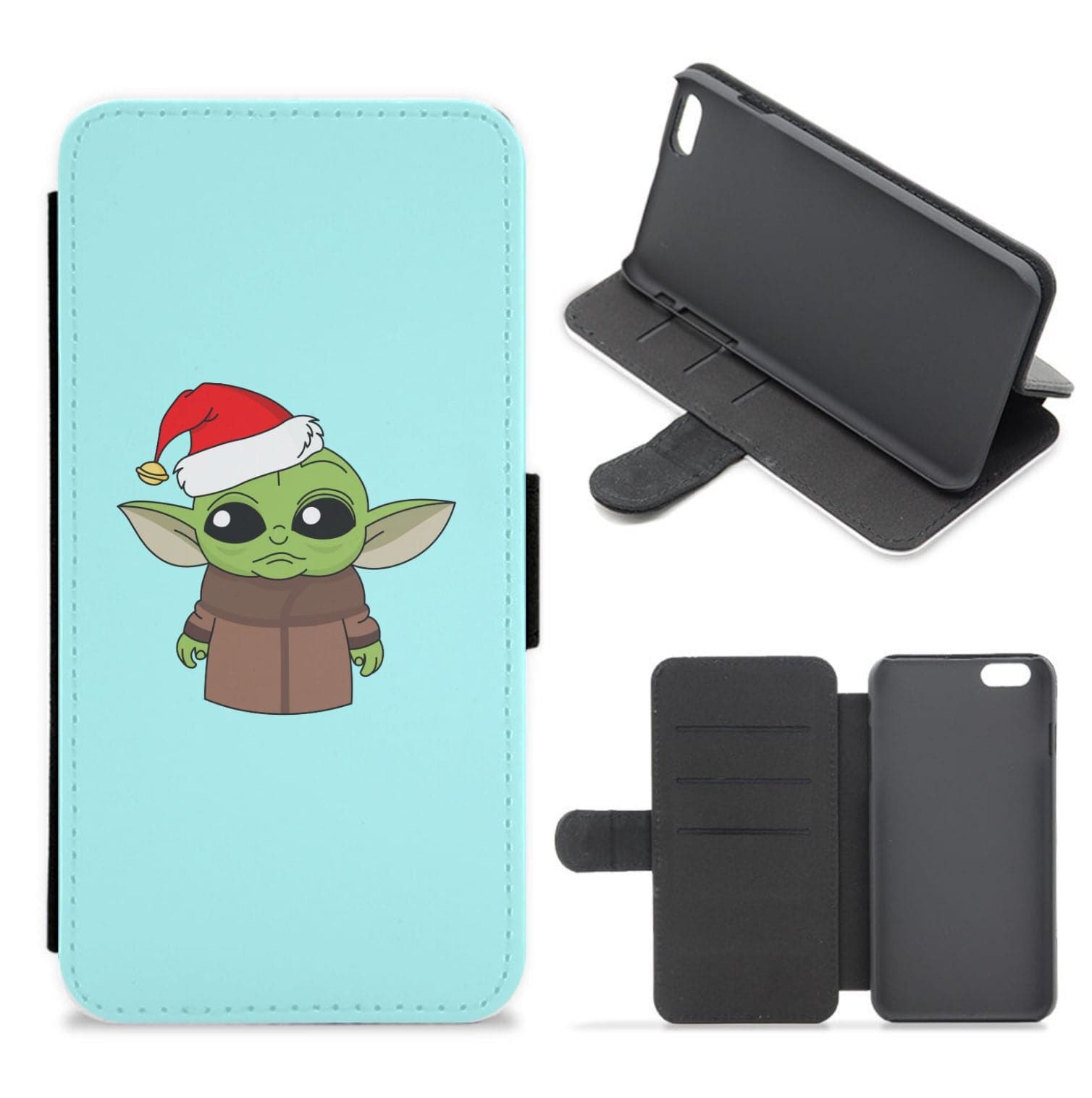 Baby Yoda Flip / Wallet Phone Case