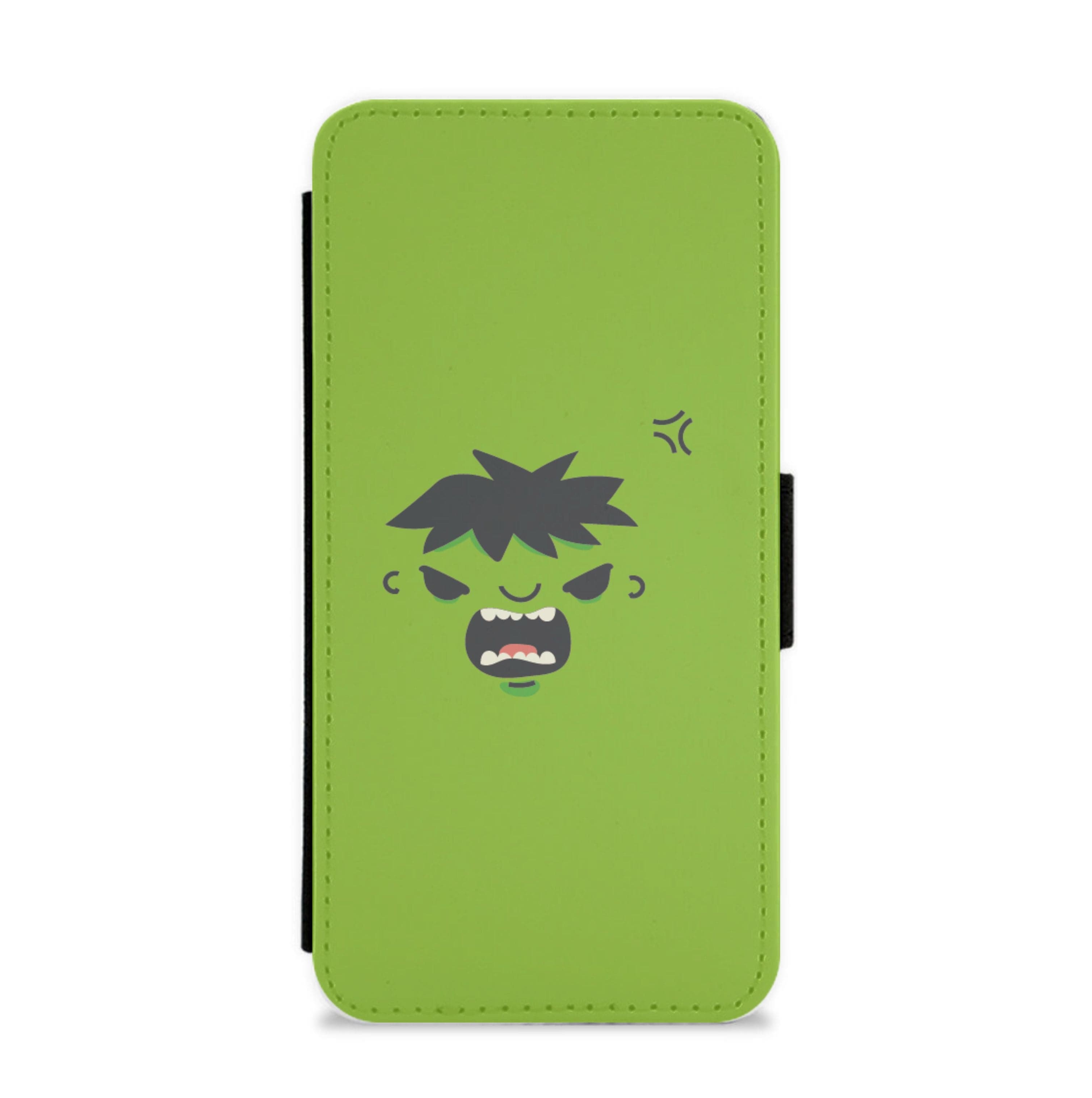 Hulk angry Flip / Wallet Phone Case