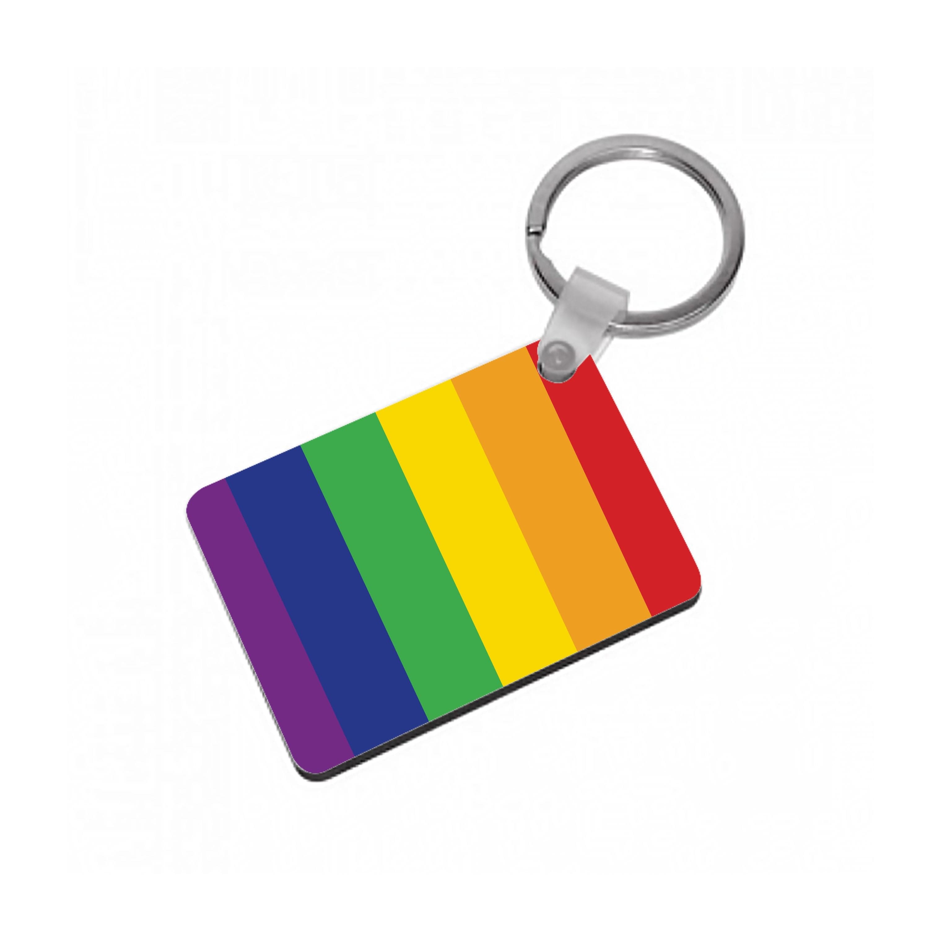 Pride Flag Keyring