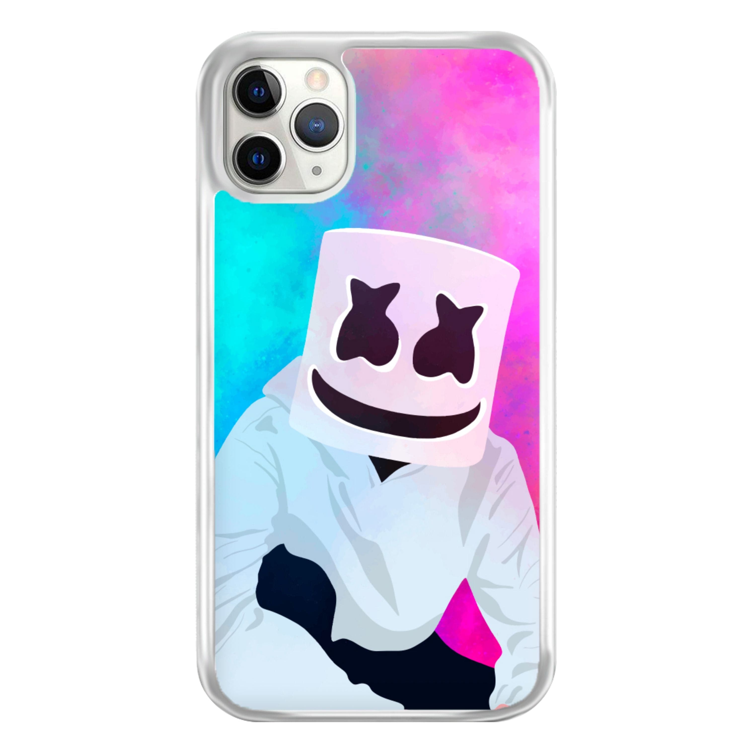 Rainbow White Helmet DJ Phone Case