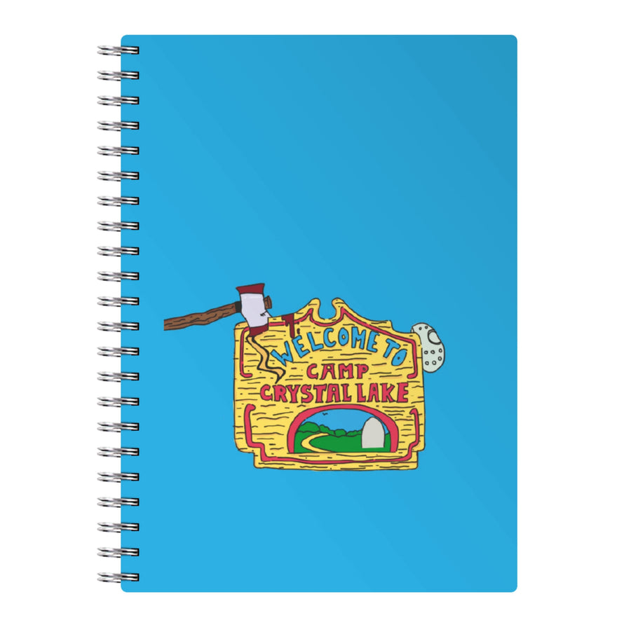 Welcome To Camp Crystal Lake - Friday The 13th Notebook