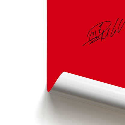 Signature - Ronaldo Poster