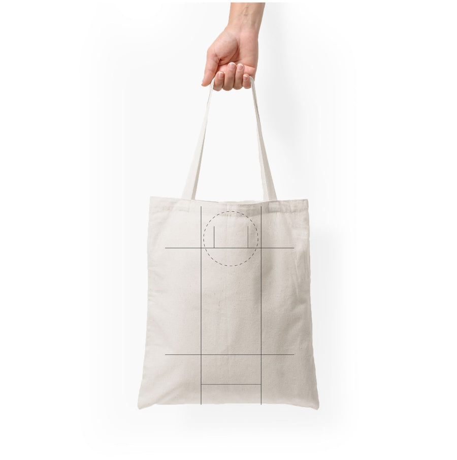 The Pitch - Cricket Tote Bag