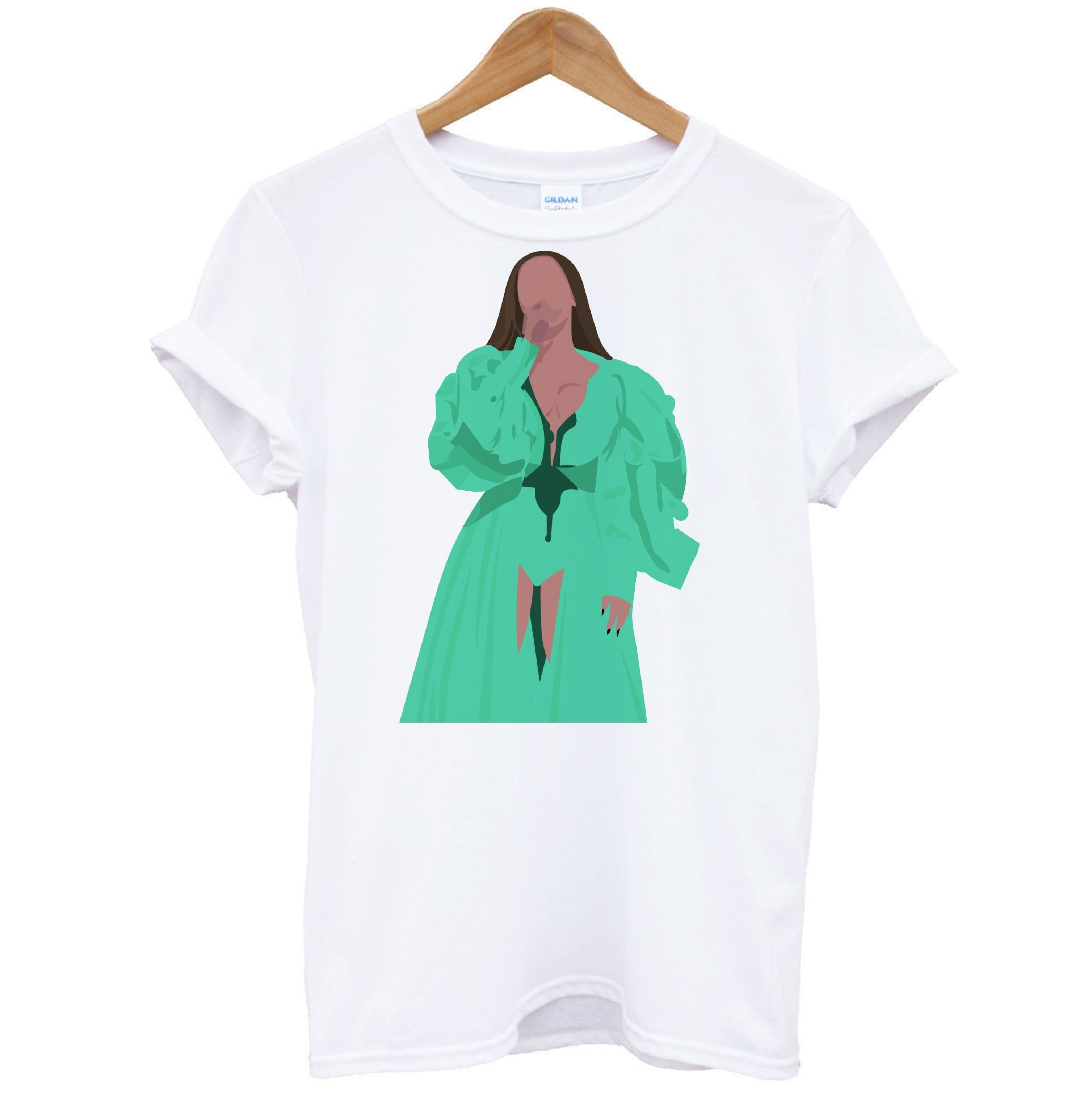 Green Dress - Queen B T-Shirt