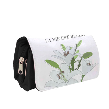 La Vie Est Belle - Clean Girl Aesthetic Pencil Case