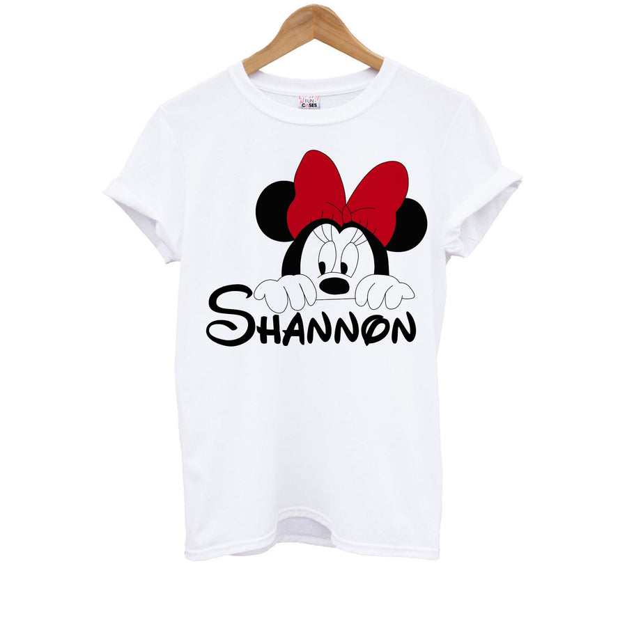 Minnie Mouse - Personalised Disney  Kids T-Shirt