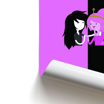 Marceline And Bubblegum Poster