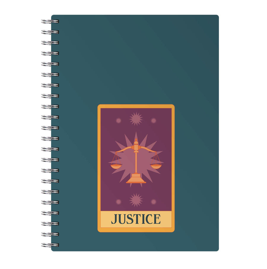 Justice - Tarot Cards Notebook