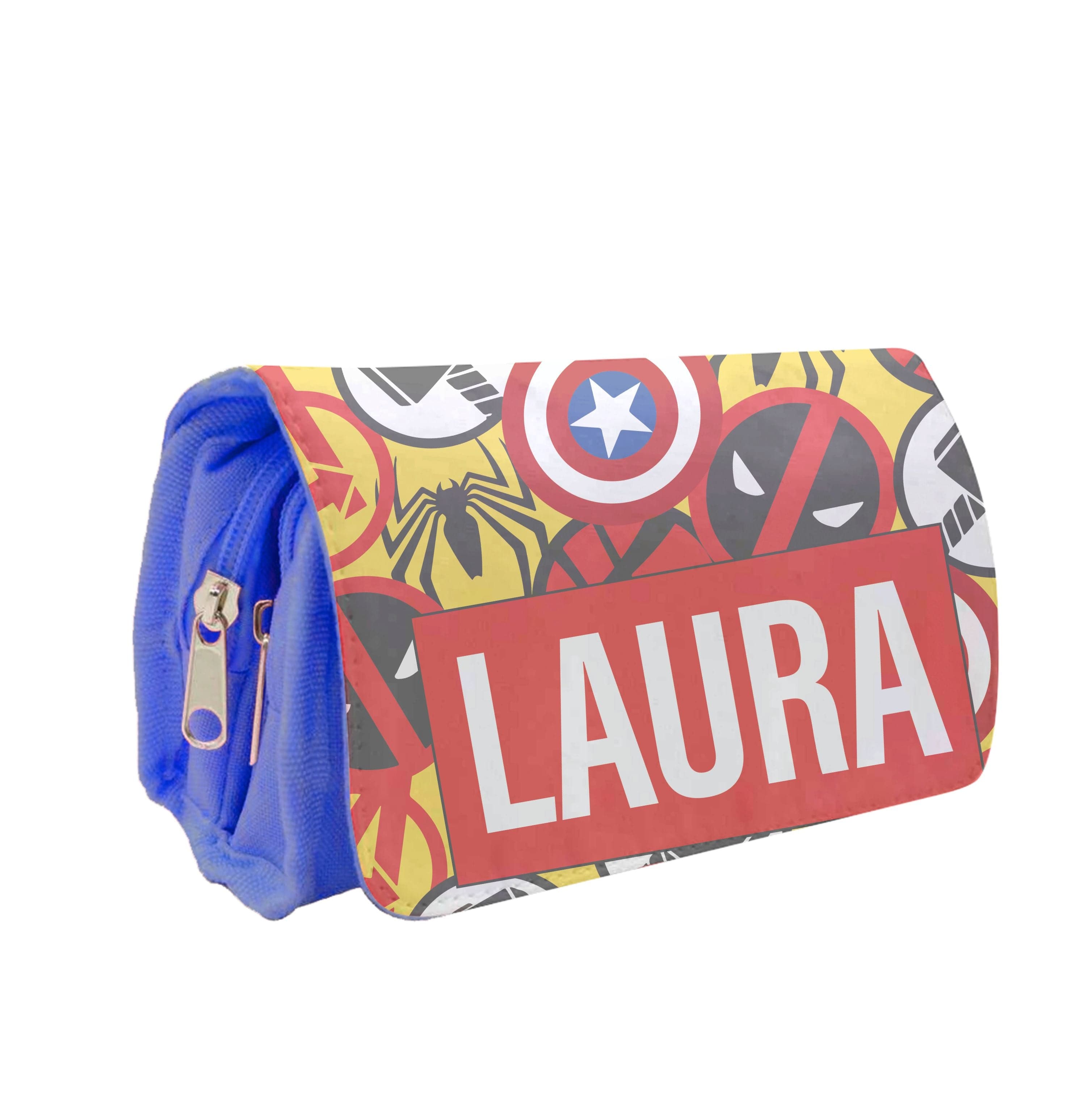 Collage - Personalised Superhero Comic Pencil Case