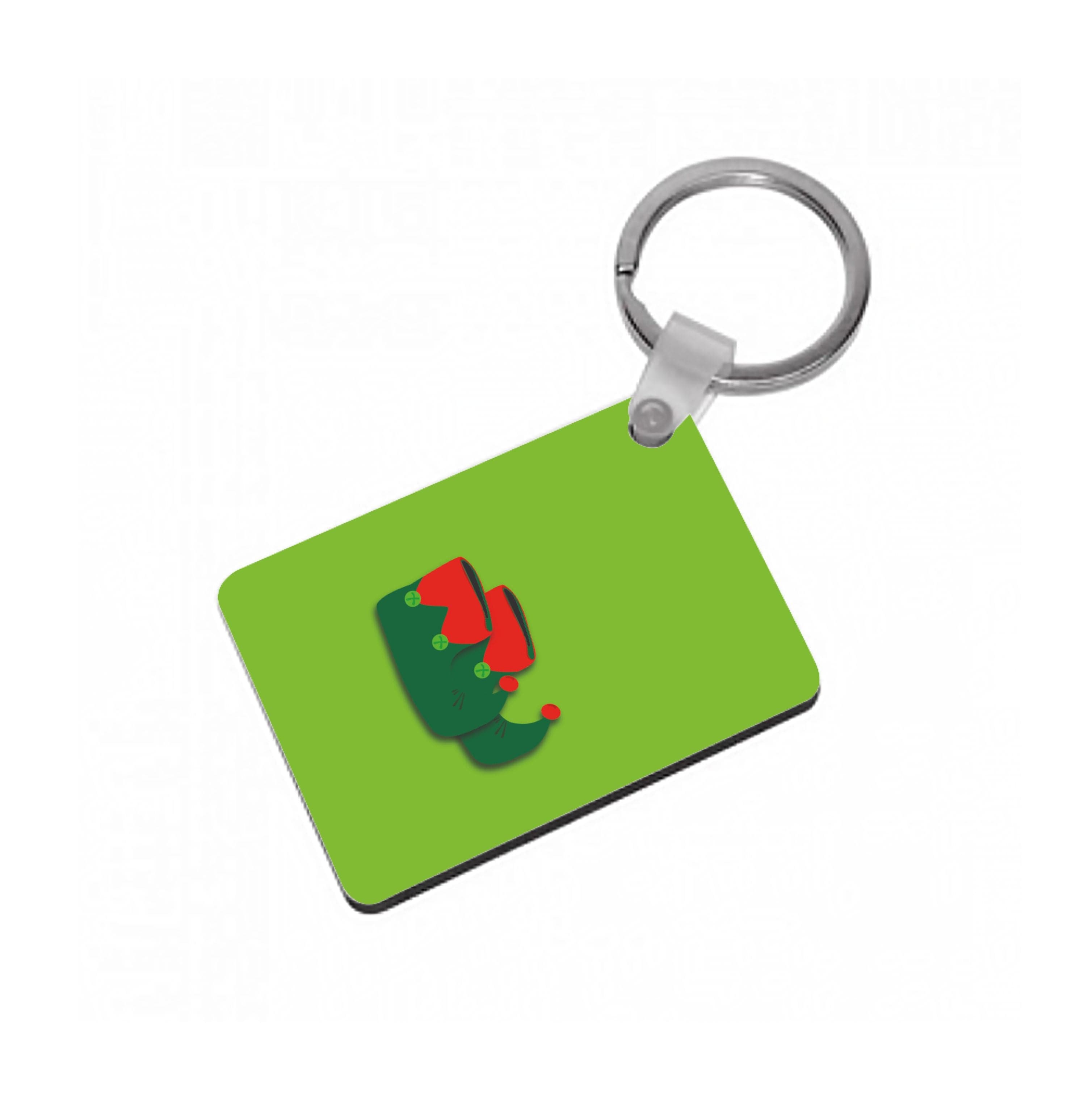 Elf Shoes - Christmas Keyring