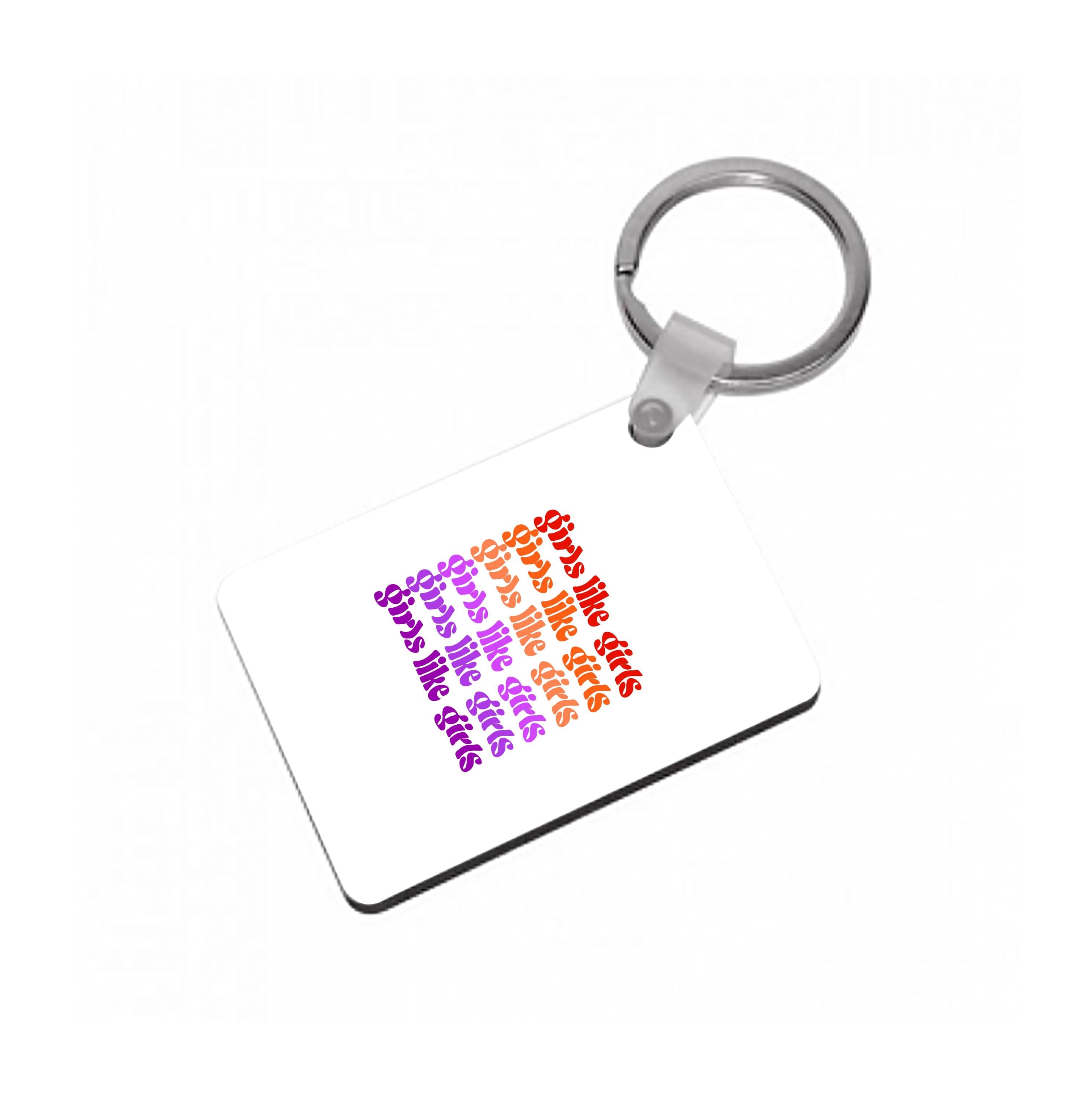 Girls like girls - Pride Keyring