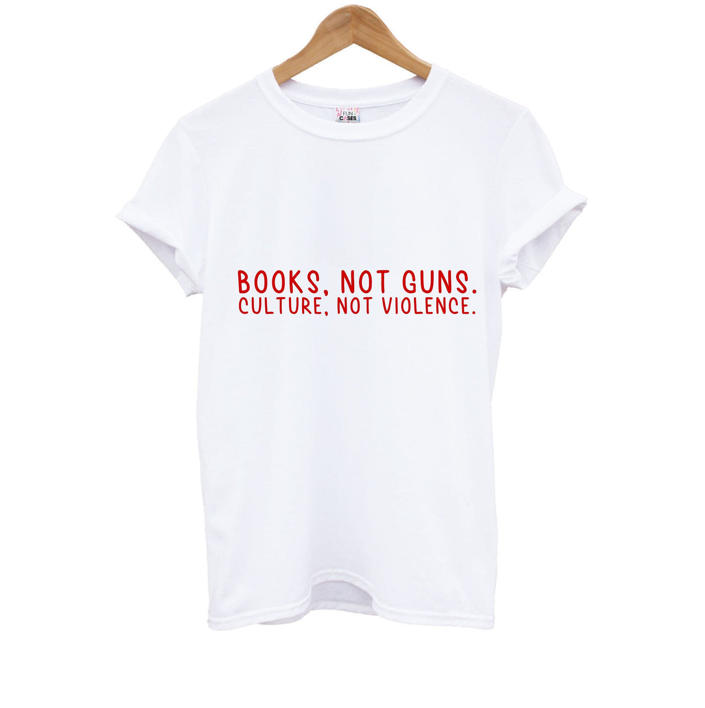 Books, Not Guns - TV Quotes Kids T-Shirt