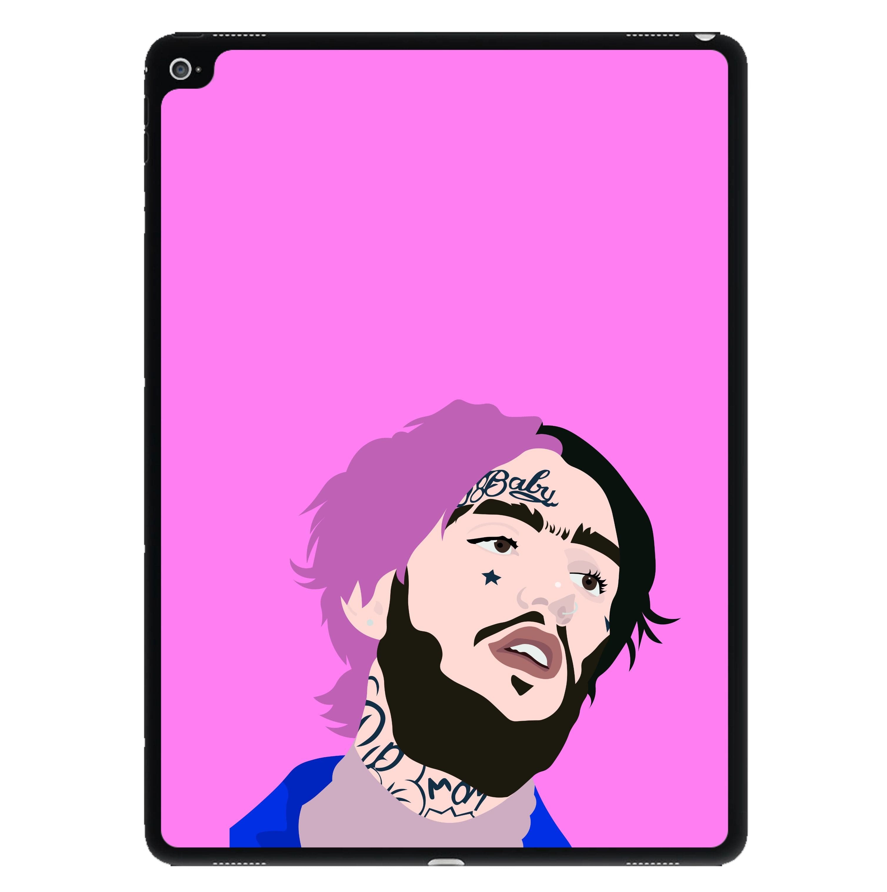 Pink And Black Hair - Peep iPad Case