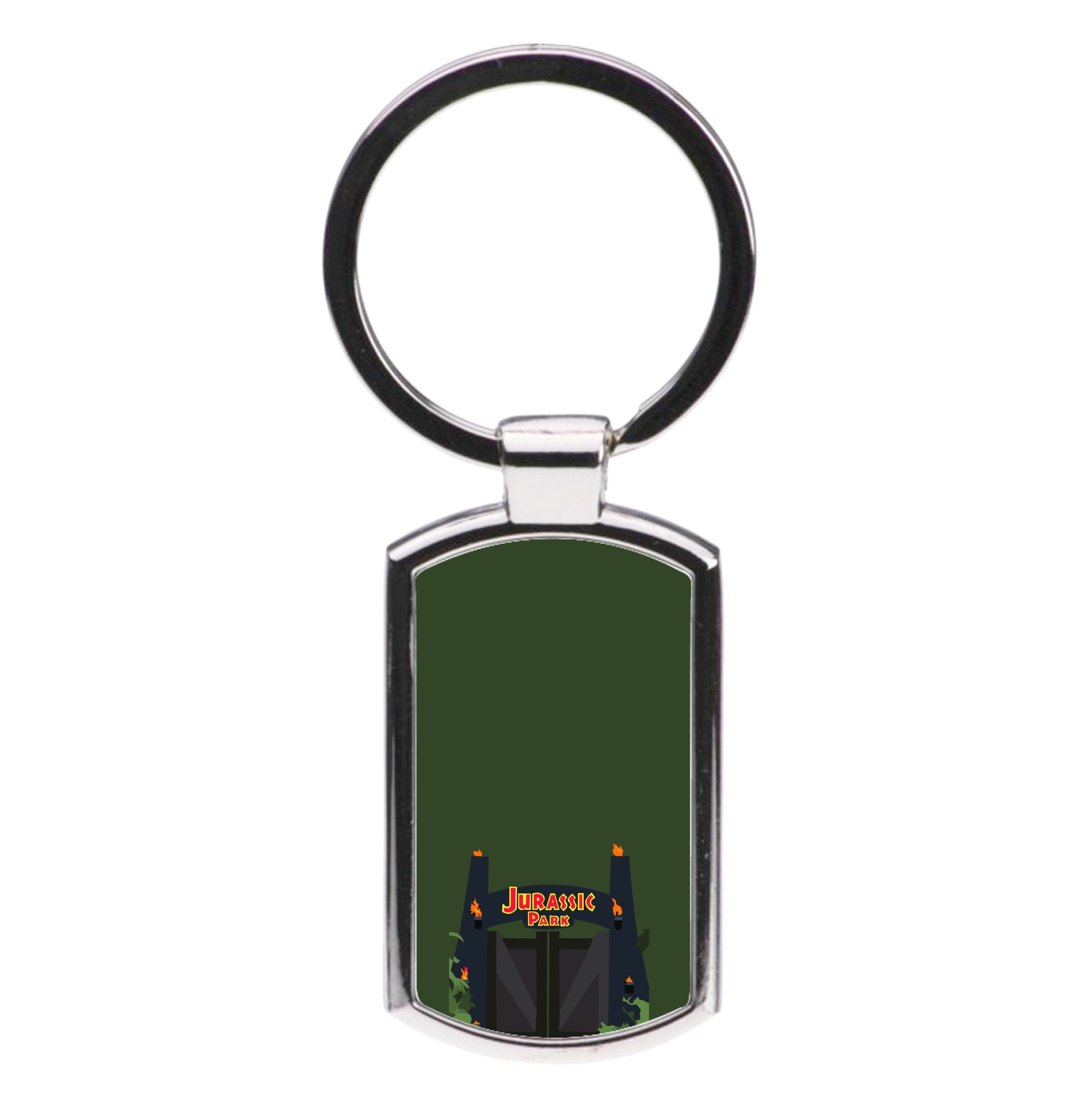 The gate - Dinosaur Park Luxury Keyring