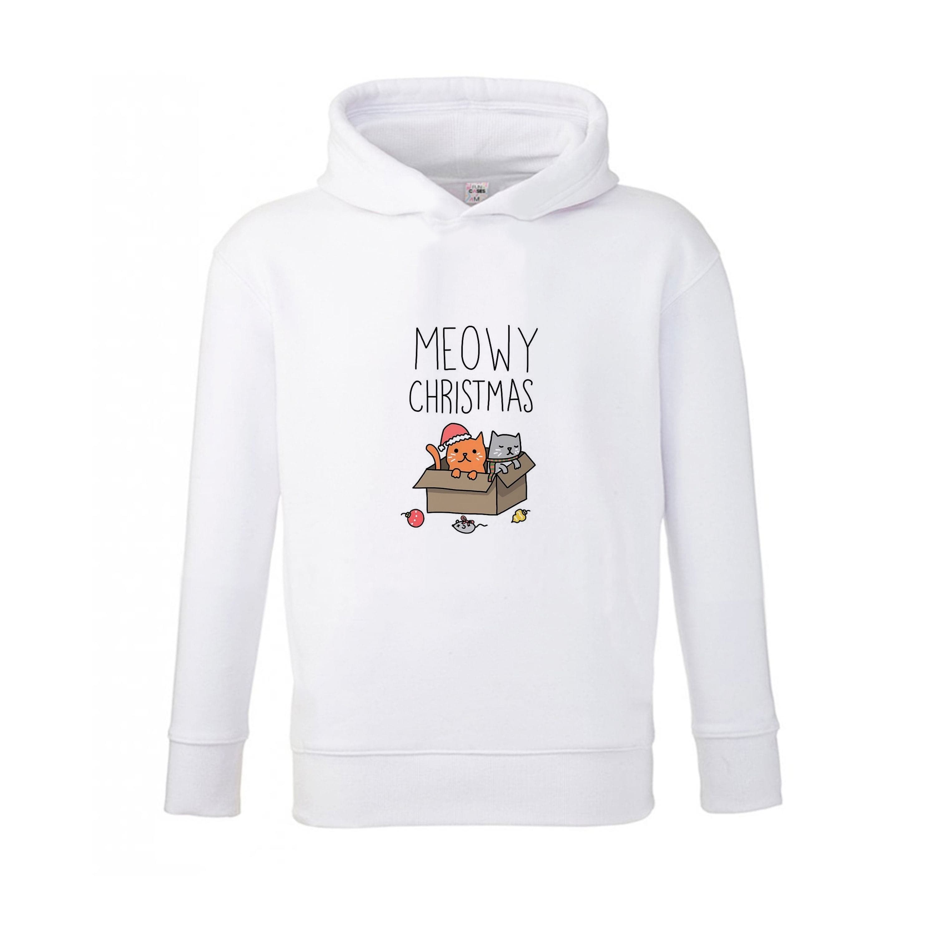 Meowy Christmas Kids Hoodie