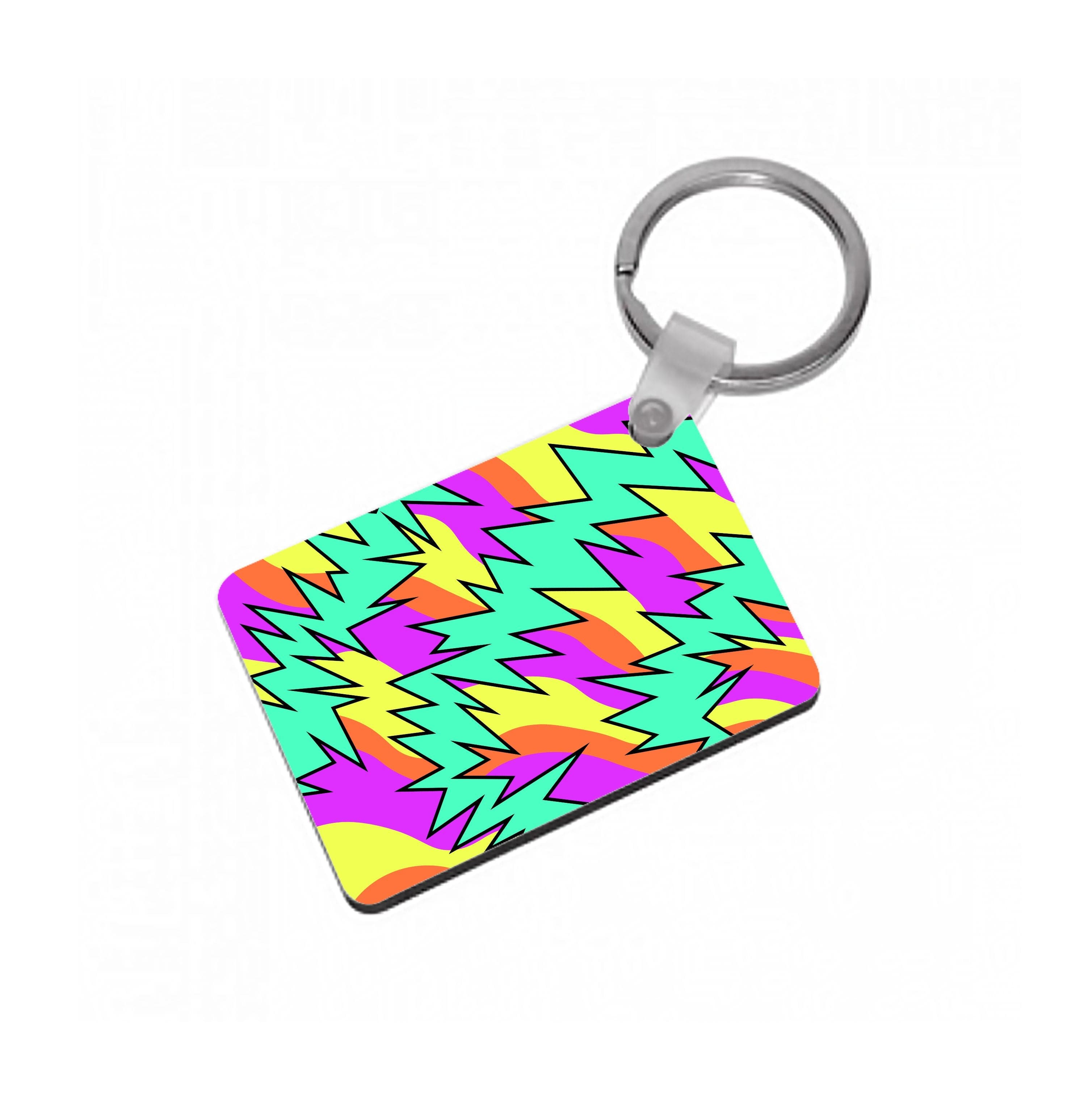 Abstract Patterns 24 Keyring