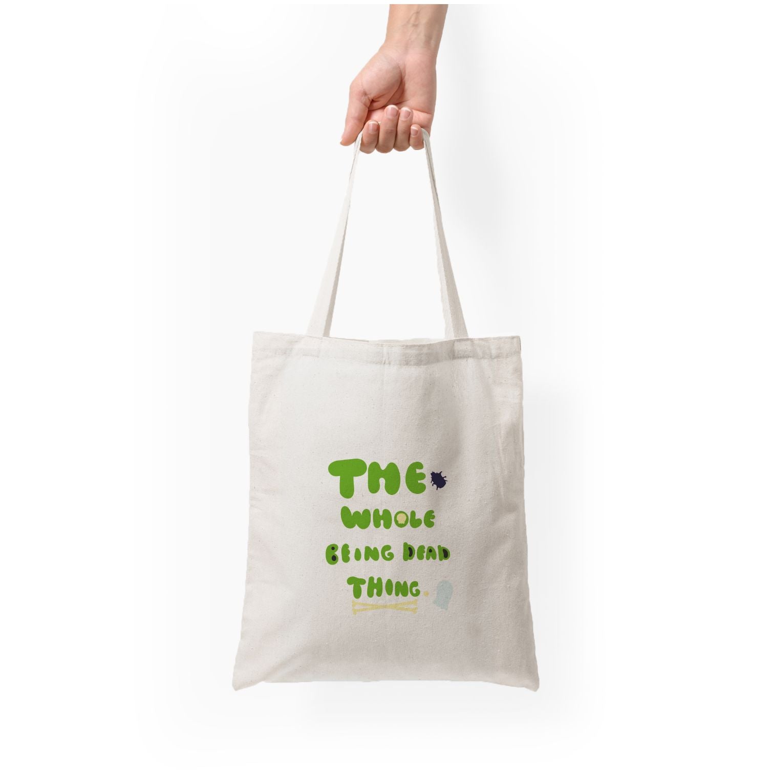 The Whole Being Dead Thing - Beetle Halloween Tote Bag