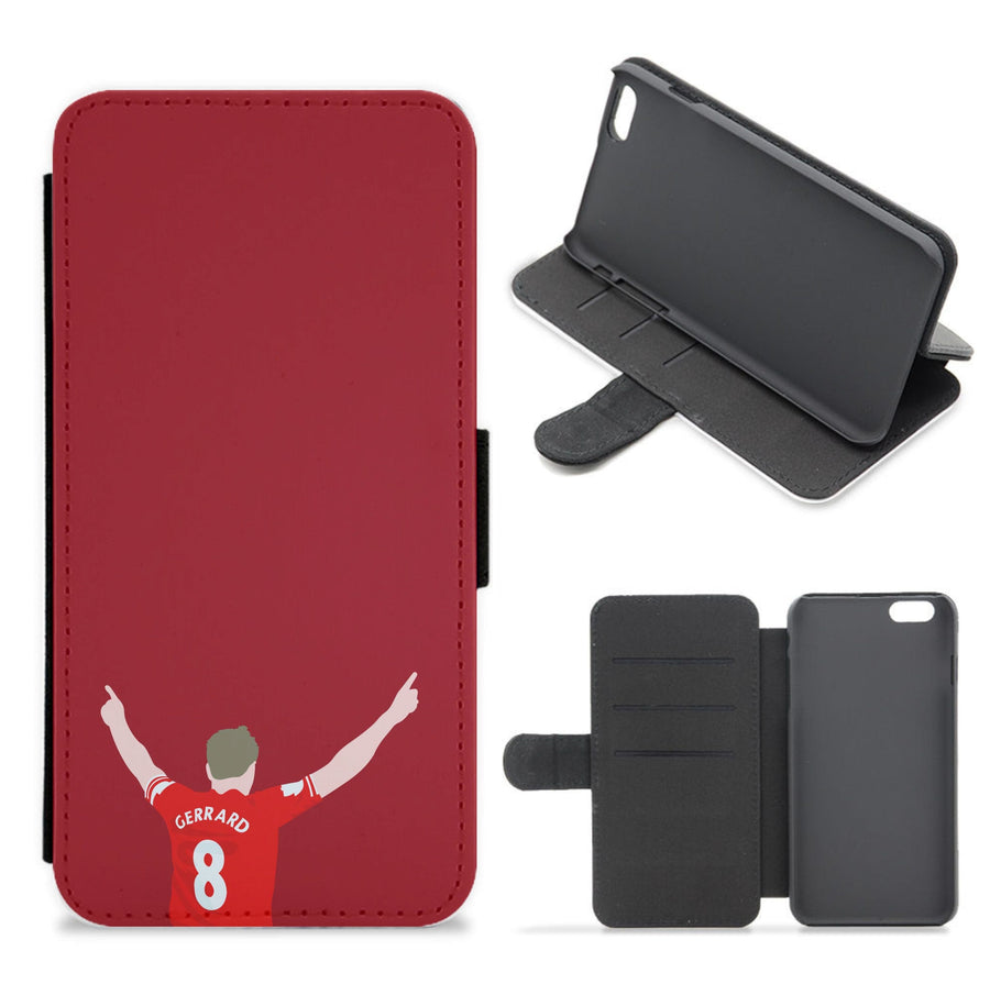 Gerrard - Football Flip / Wallet Phone Case